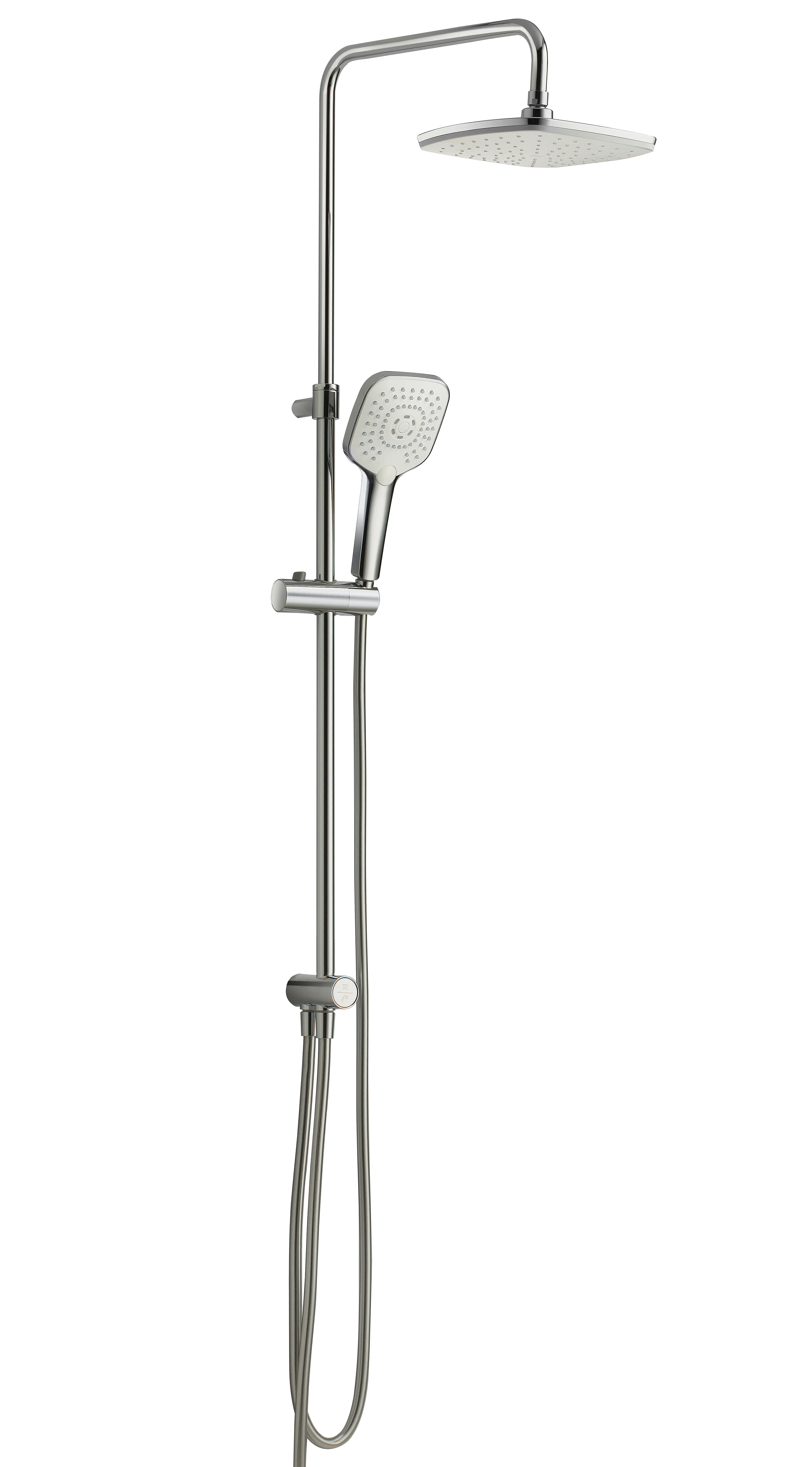 Primaster Duschsystem Water Stream chrom 3 Strahlarten