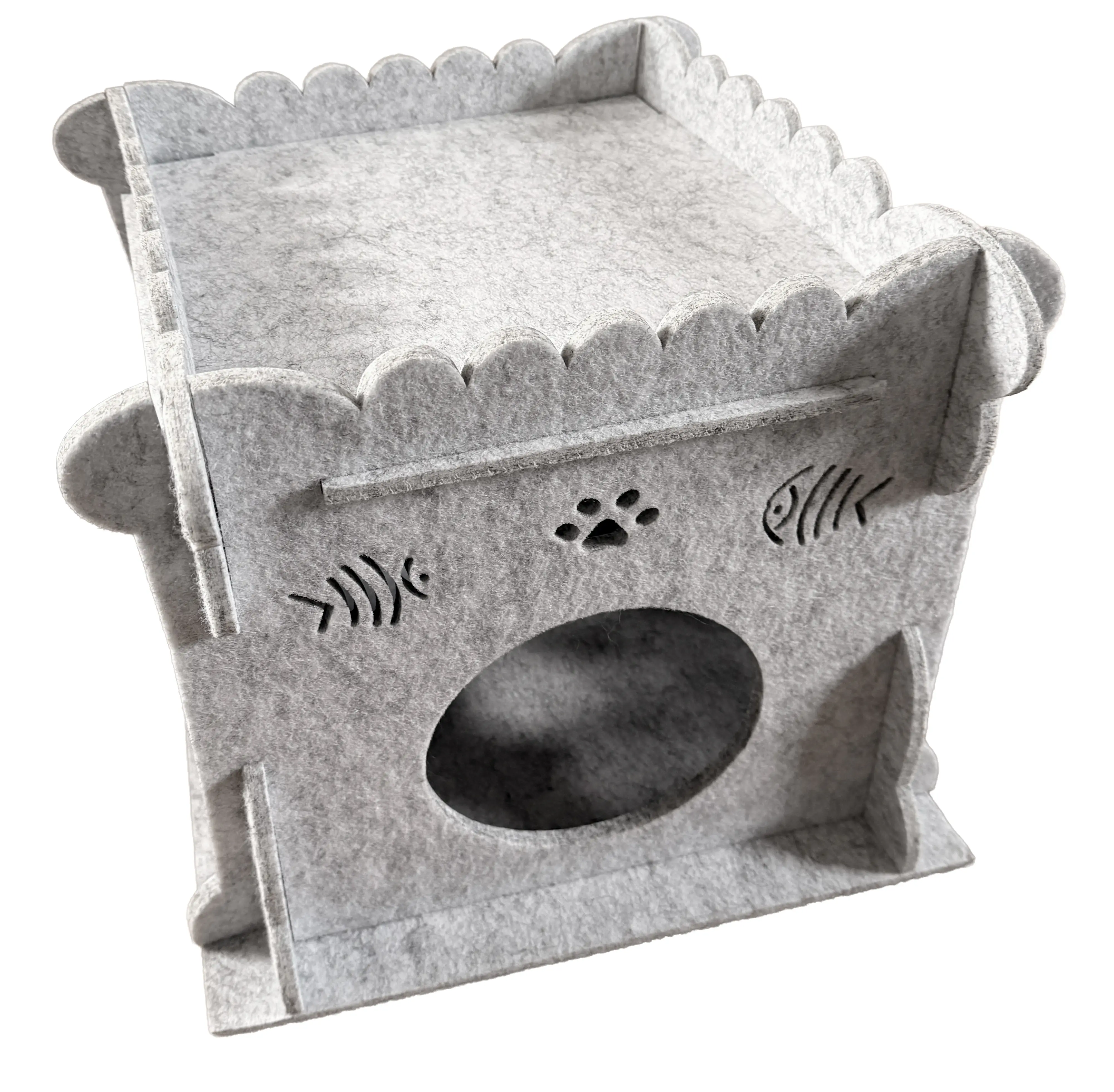 Aumüller Katzenhaus Purr Tower 40 x 40 cm hellgrau