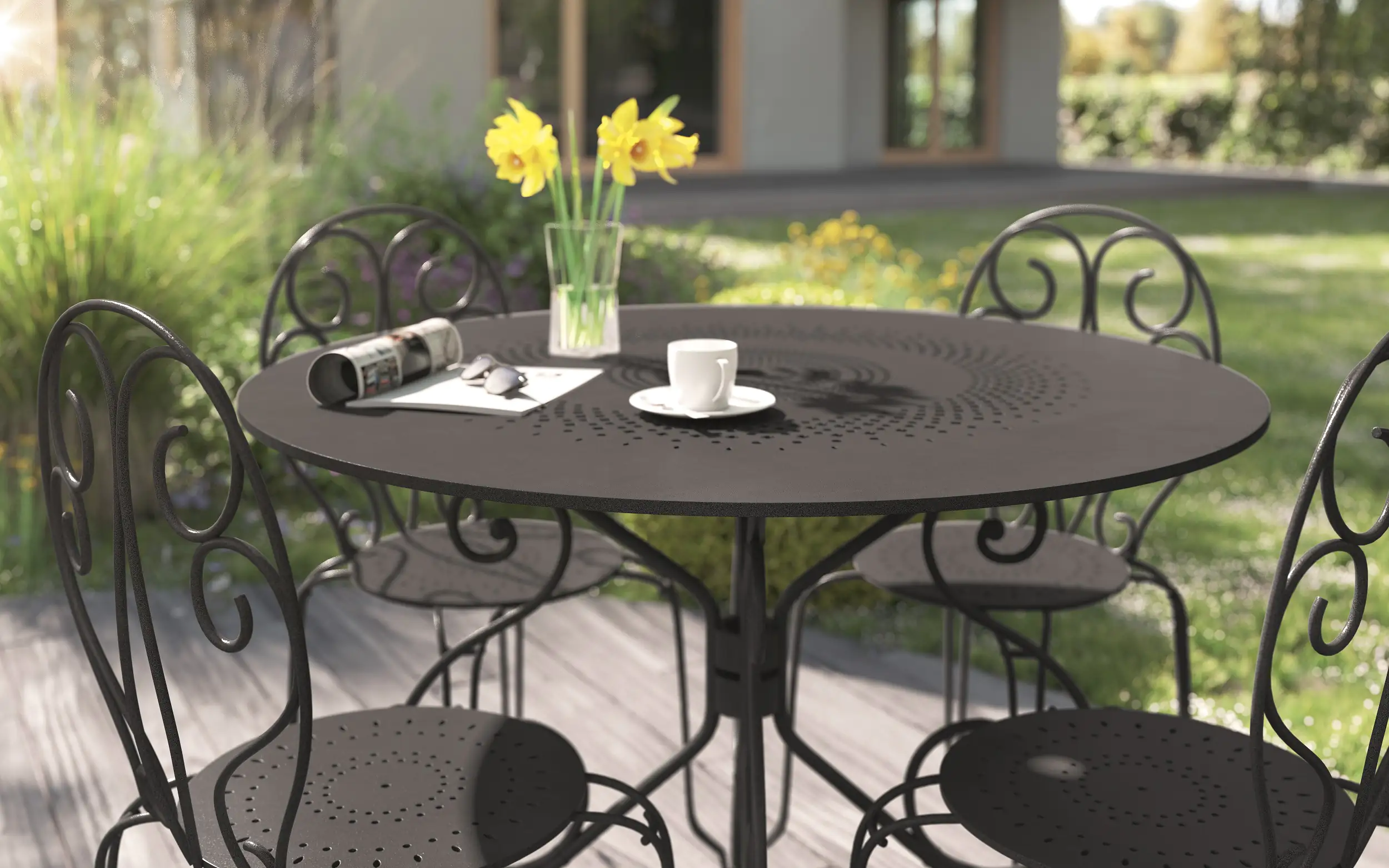 Alpina Metallschutz-Lack Eisenglimmer 750 ml schwarz Alpina Metallschutz-Lack Eisenglimmer 750 ml schwarz