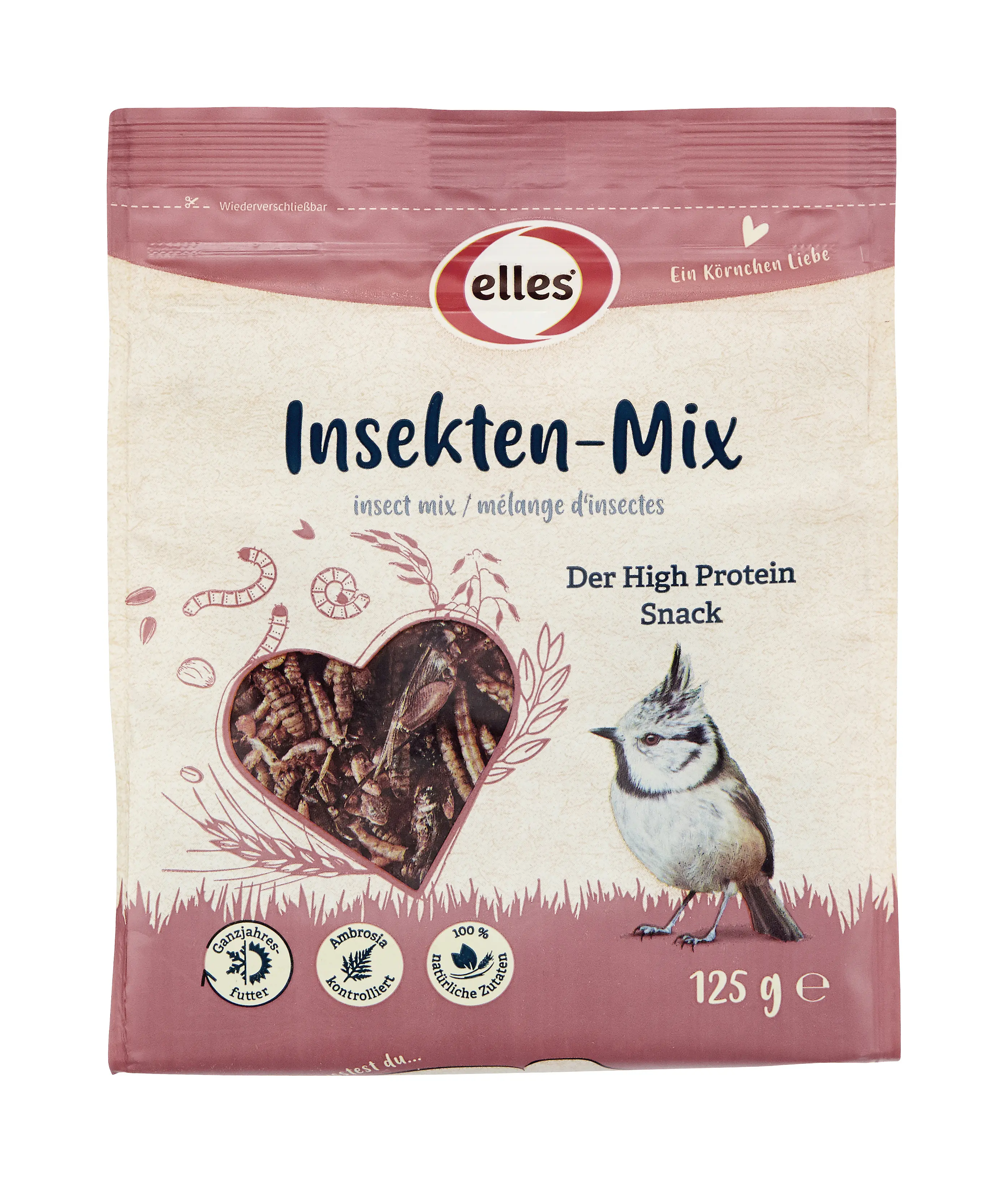 Elles Wildvogelfutter Insektenmix 125 g