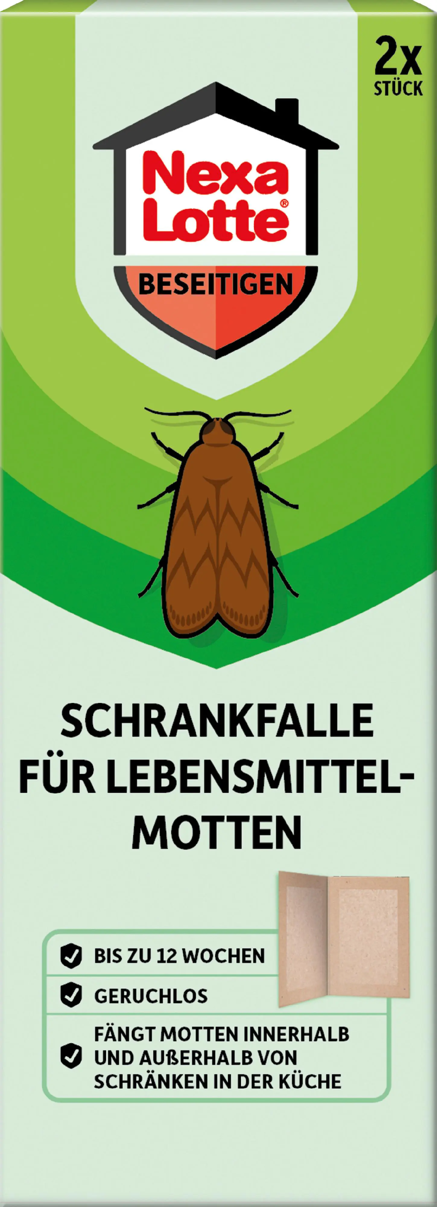 Nexa Lotte Schrankfalle für Lebensmittelmotten 2 Stück