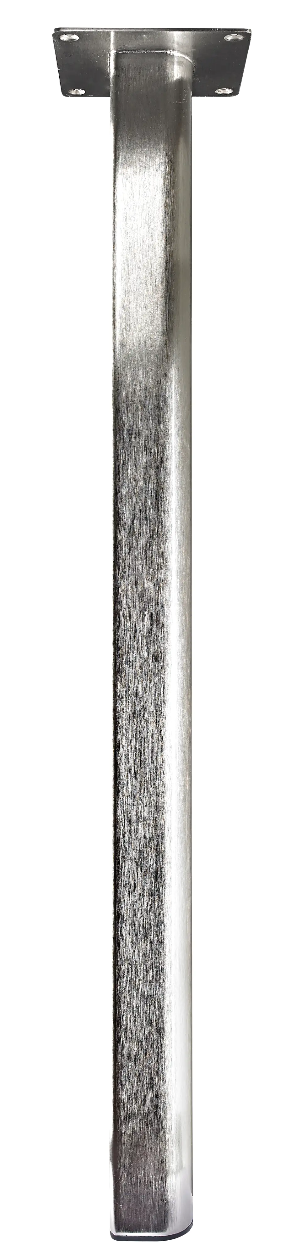 Hettich Tischbein 5,0 x 71 cm Stahl Edelstahl-Optik - 1 Stück