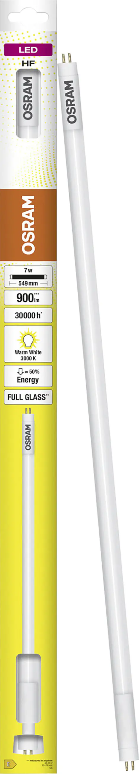 Osram LED Röhre 54,9 cm G5 7 W warmweiß