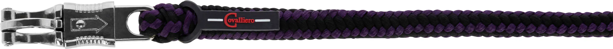 Kerbl Führstrick Hippo mit  Panikhaken aubergine-anthrazit