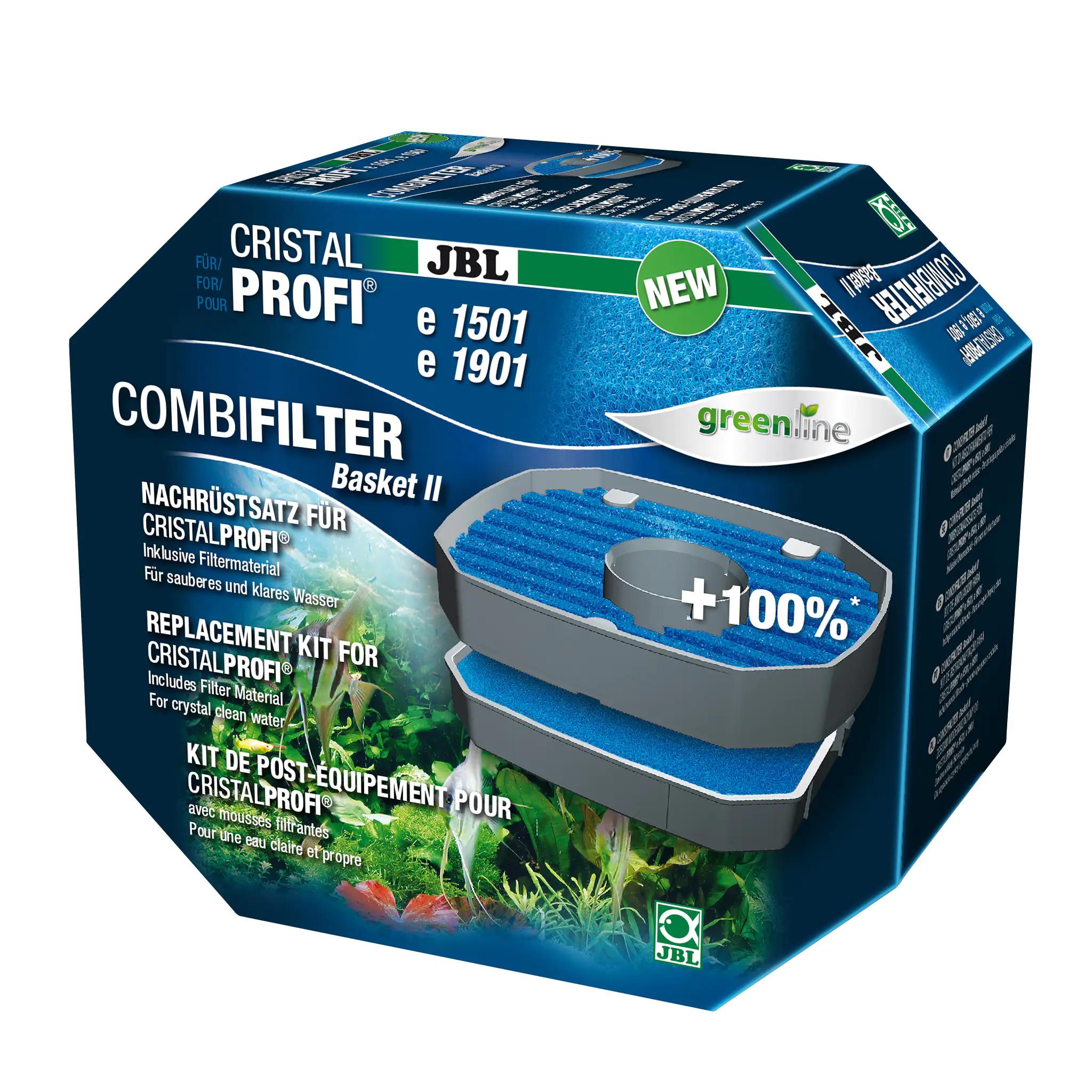 JBL Combi Filter Basket II CristalProfi 15/1901,2 grau / blau