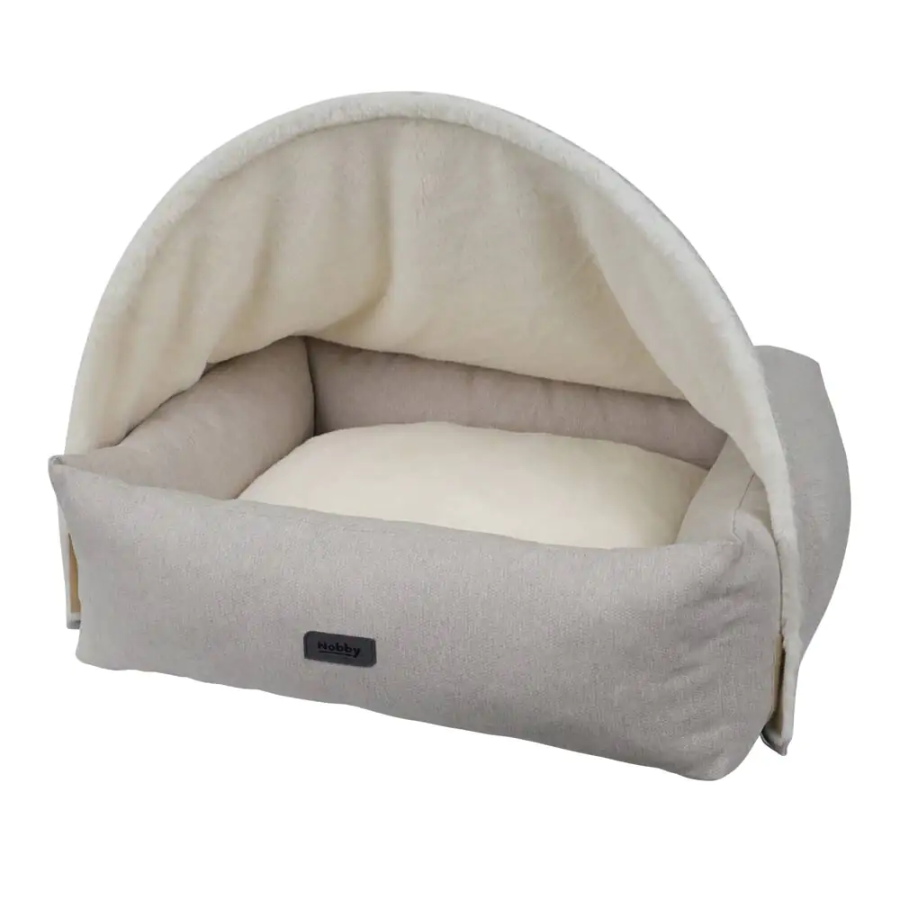 Nobby Komfortbett mit Höhle Ilana L 60 x B 50 x H 16 cm beige