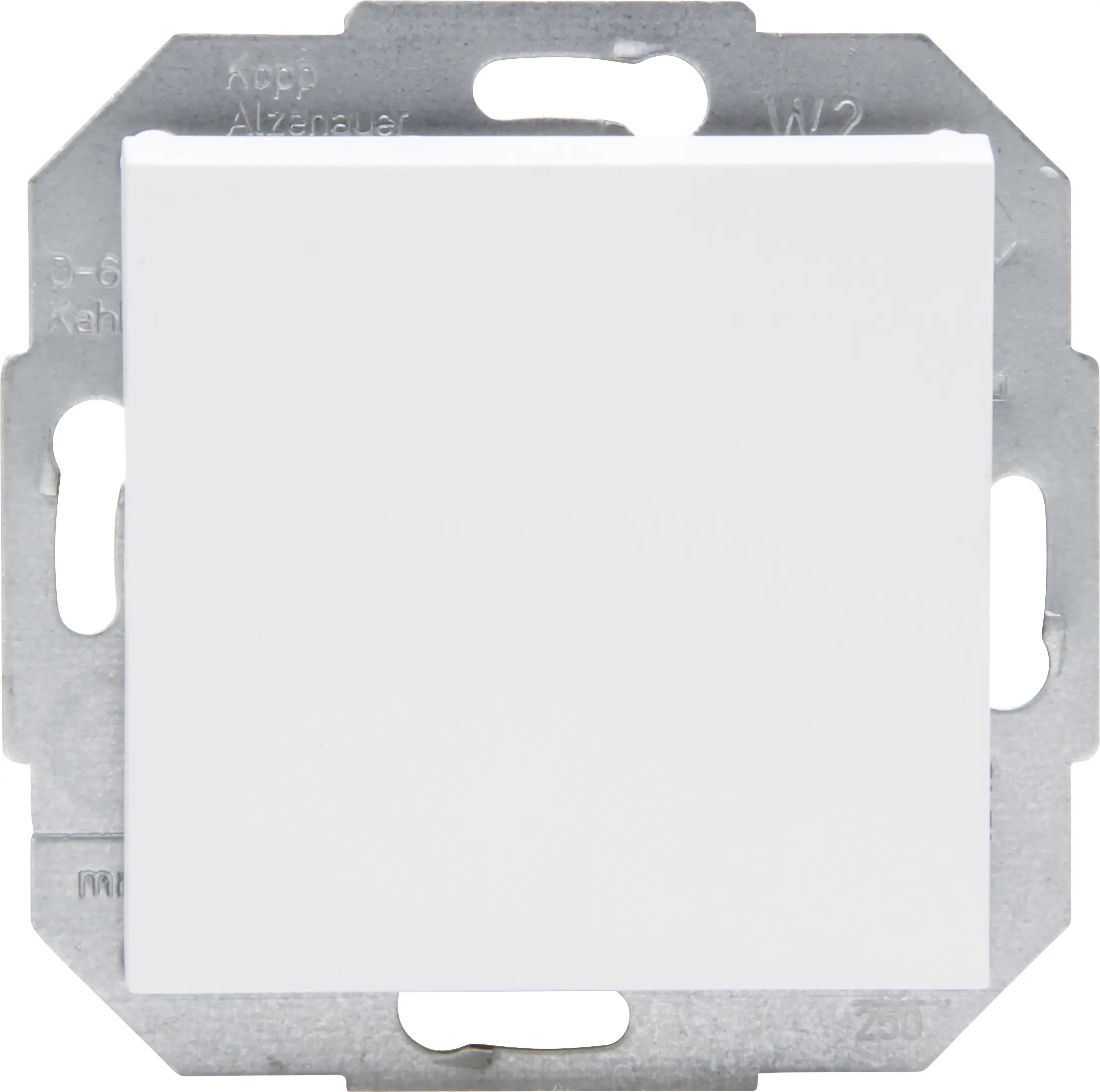 Kopp Kreuzschalter Athenis arktisweiß matt, 650750085