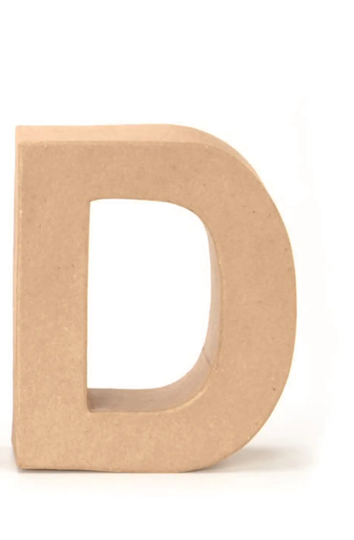 Glorex Papp-Buchstabe D 17,5 x 5,5 cm