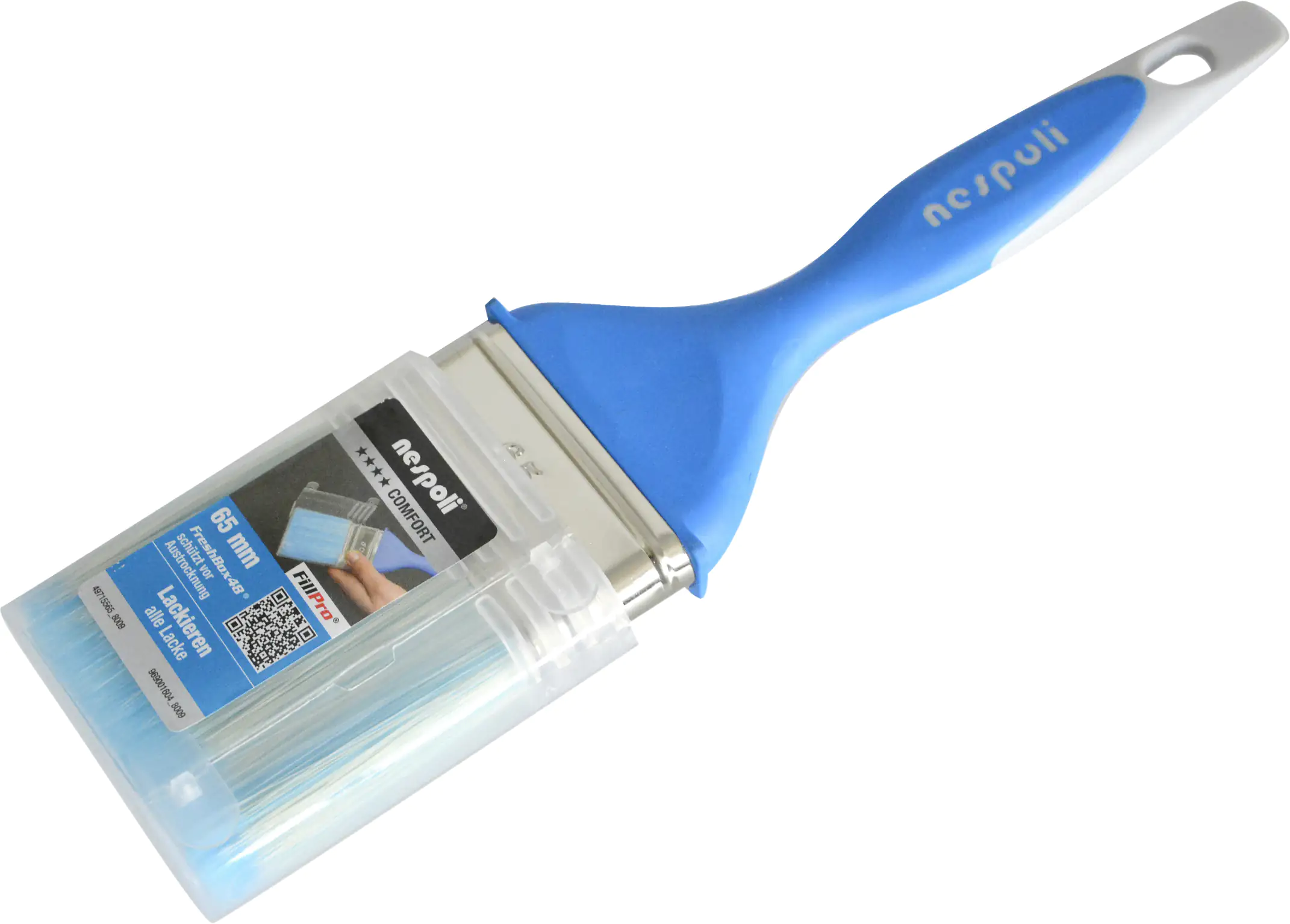 Nespoli FillPro Flachpinsel alle Lacke AirTouch-Griff 65 mm