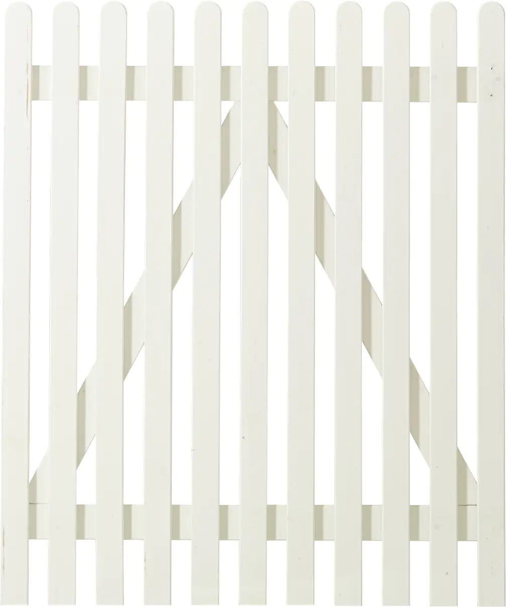 Plus Vorgartentor Retro 100 x 120 cm weiß