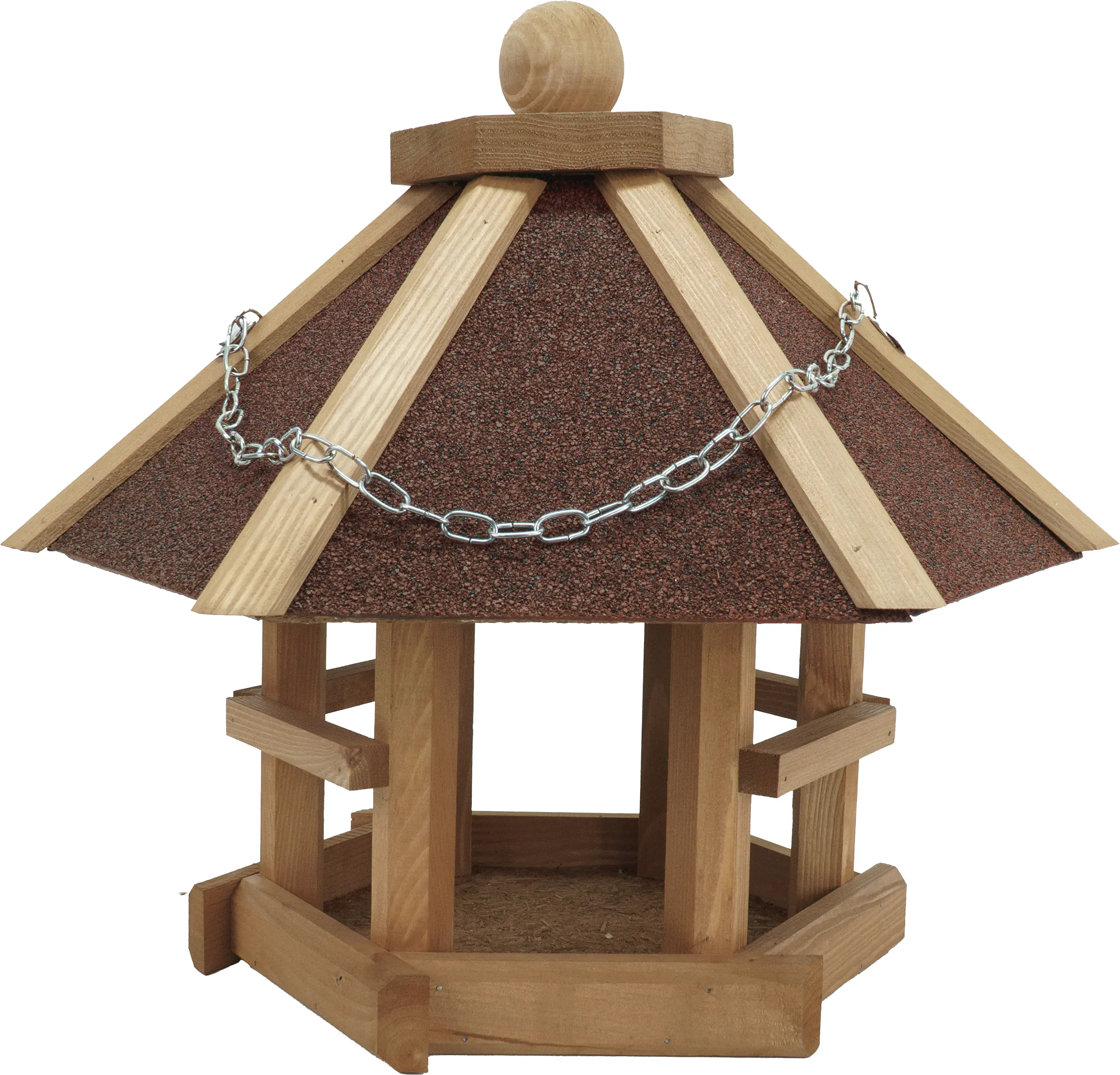 Vogelhaus Pavillon mit stabiler Kette zum Aufhängen 45 x 45 x 40 cm Vogelhaus Pavillon mit stabiler Kette zum Aufhängen 45 x 45 x 40 cm