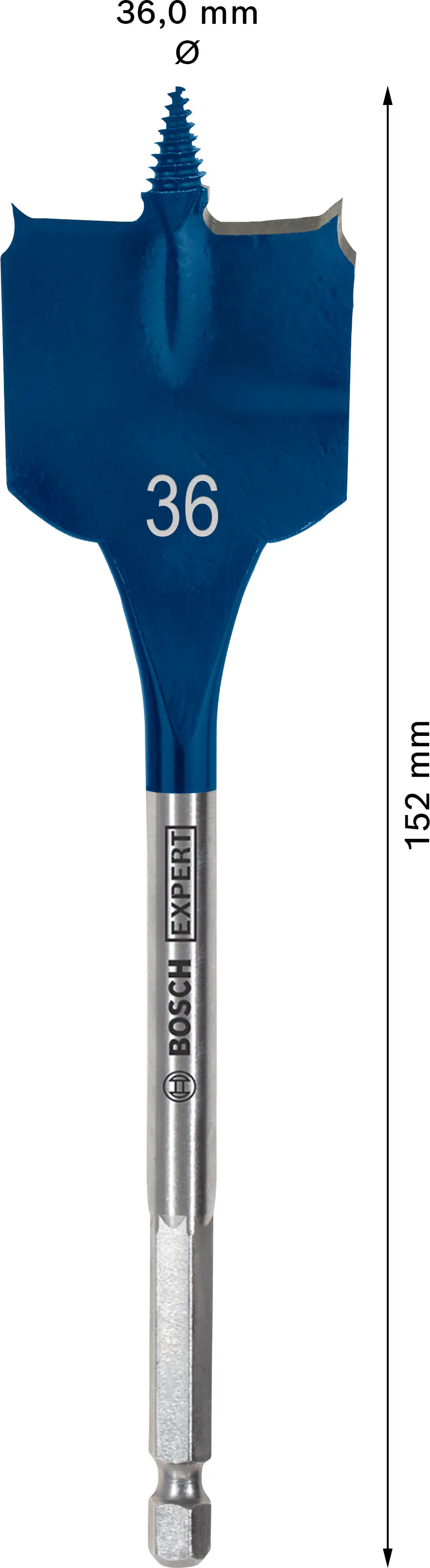 Bosch Expert Self Cut Speed Flachfräsbohrer 36 x 152 mm