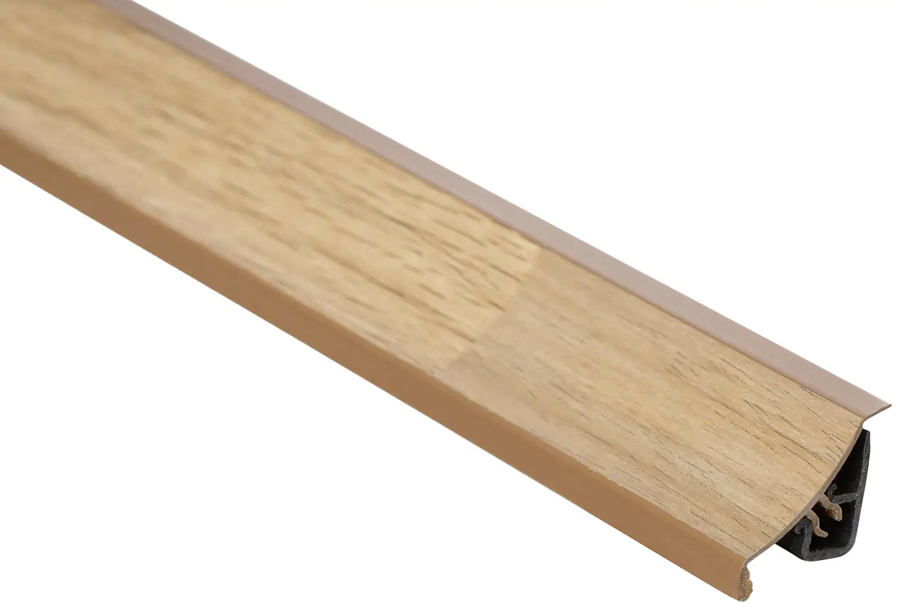 Primo Wandanschlussleiste 4907 260 cm 23 x 25 mm Butcher Nußbaum