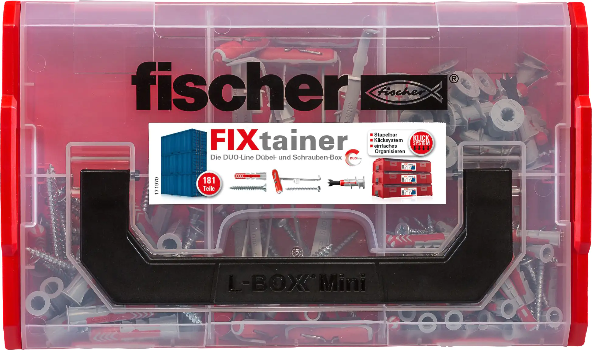 Fischer Dübel Fixtrainer Duoline  - 182 Stück Fischer Dübel Fixtrainer Duoline  - 182 Stück