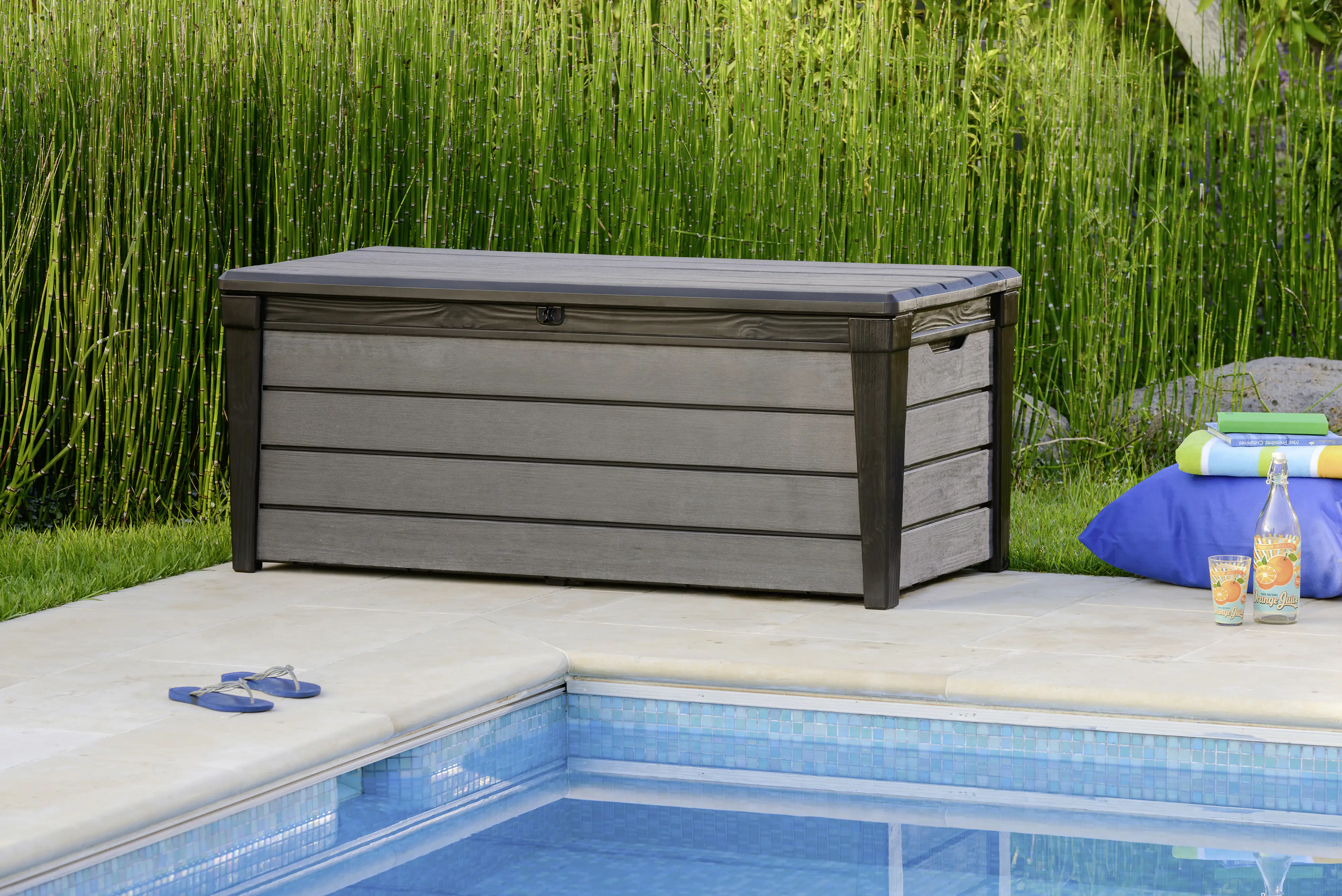 Keter Auflagenbox Brushwood 455 l, mit Sitzfunktion Keter Auflagenbox Brushwood 455 l, mit Sitzfunktion