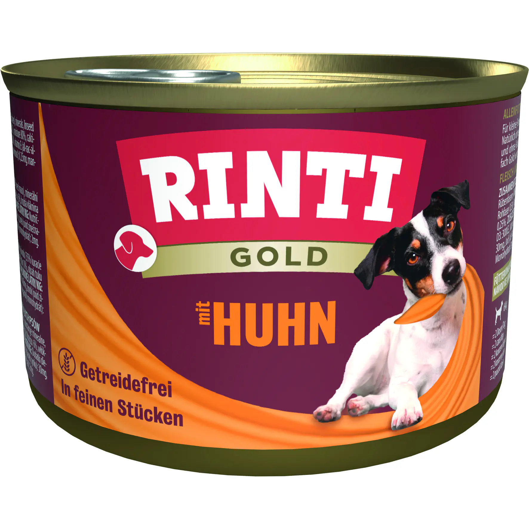 Rinti Gold Hundenassfutter Adult getreidefrei 185 g Huhn