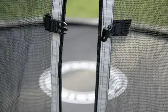 Sportspower Trampolin mit Sicherheitsnetz und Leiter anthrazit Ø 366 cm 