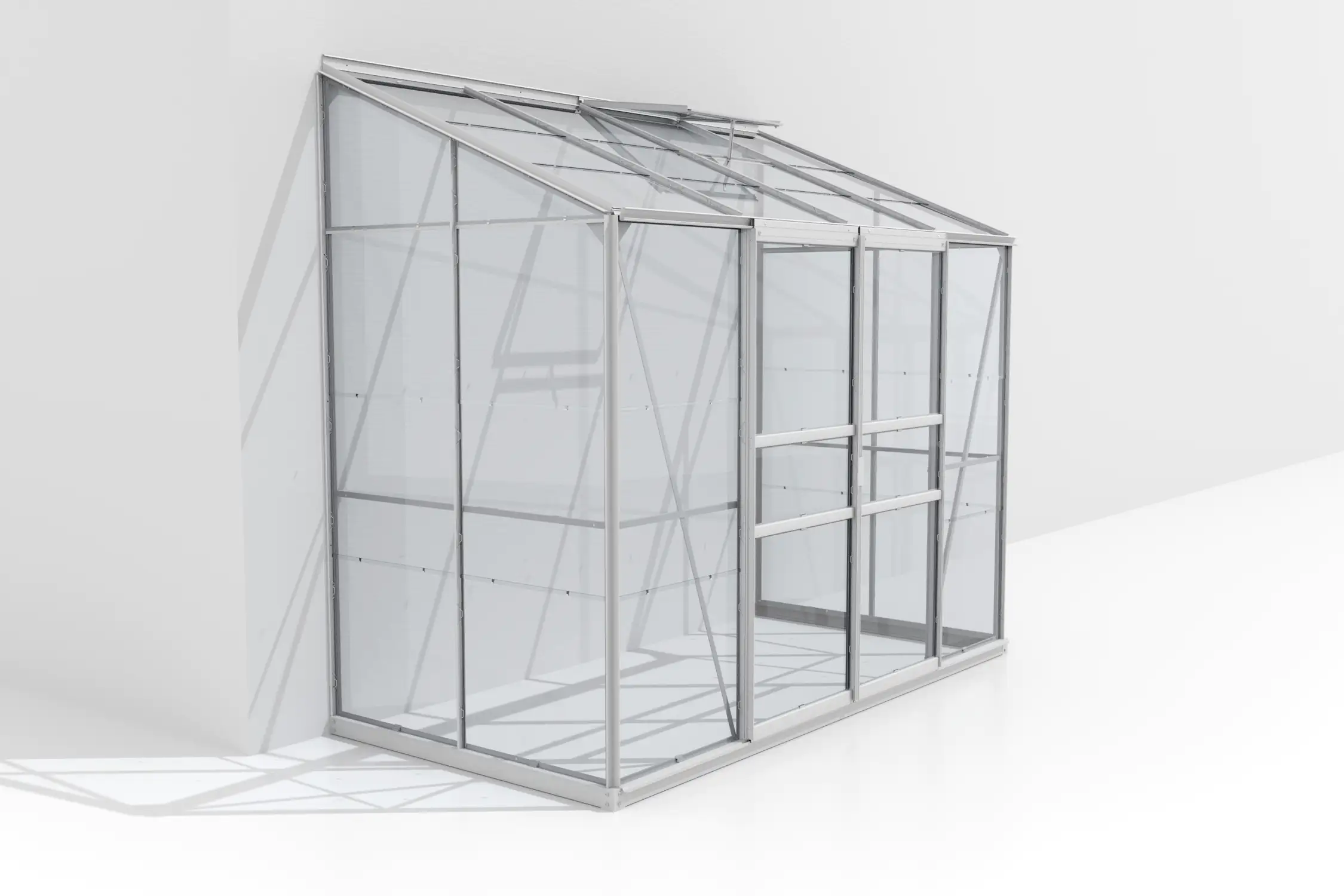 4005717205782_1769532 Vitavia Anlehngewächshaus Styx 3300 128 x 254 cm 3 mm Sicherheitsglas