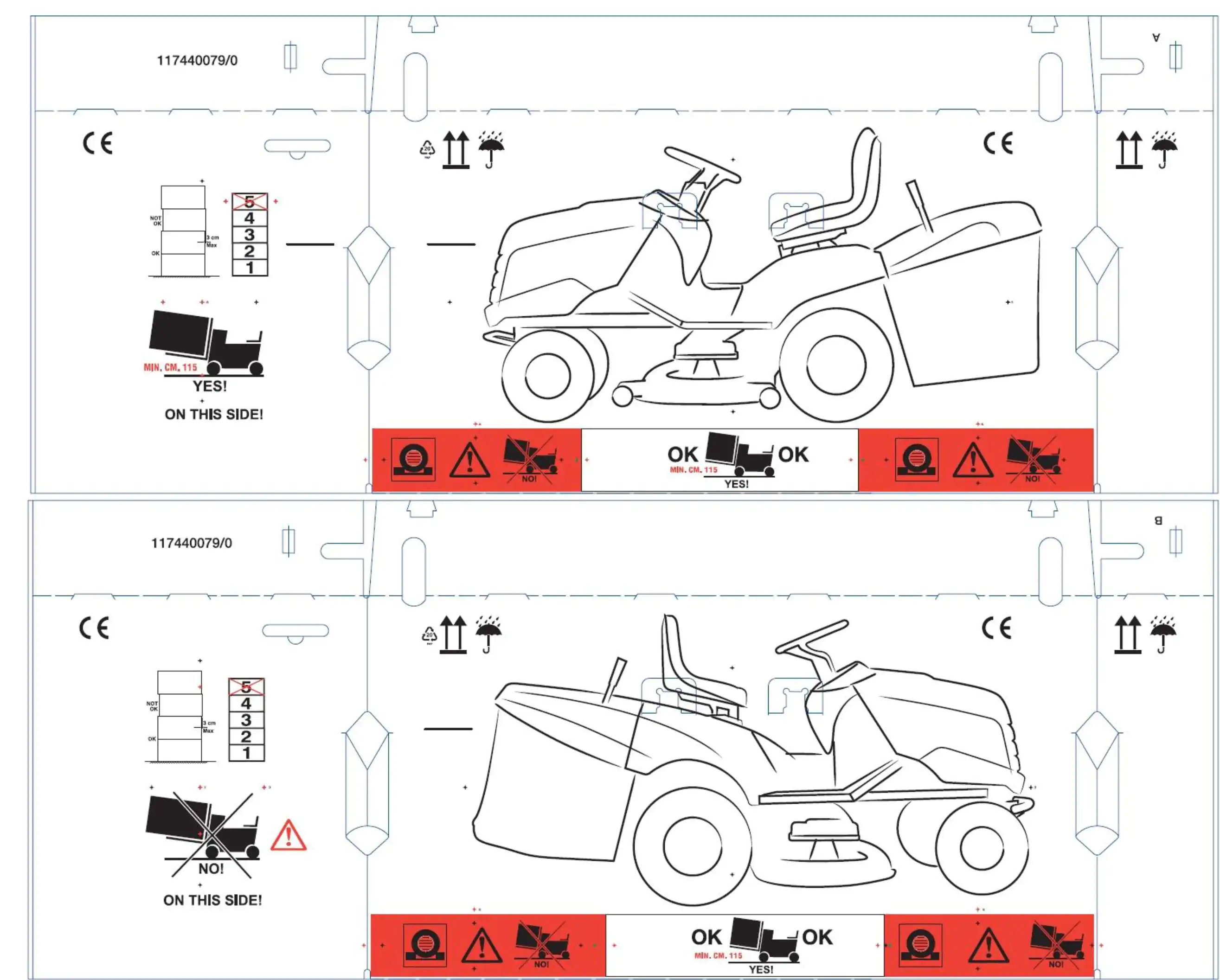 Alpina Rasentraktor AT6 98 HWA 98 cm Schnittbreite Zweizylinder Motor inkl. Mulchfunktion