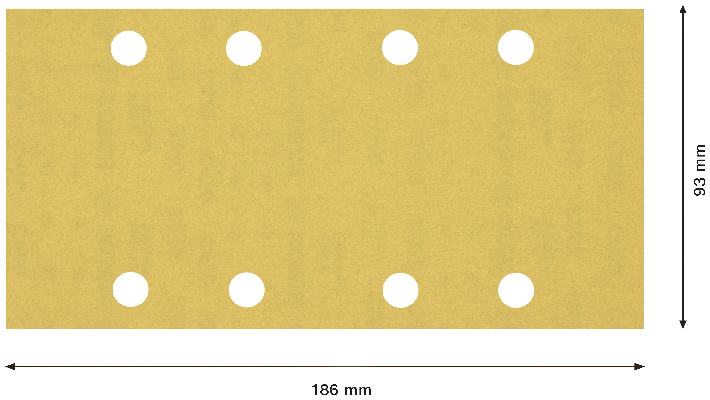 Bosch Expert Schleifpapier C470 93 x 186 mm G 240 10 Stück