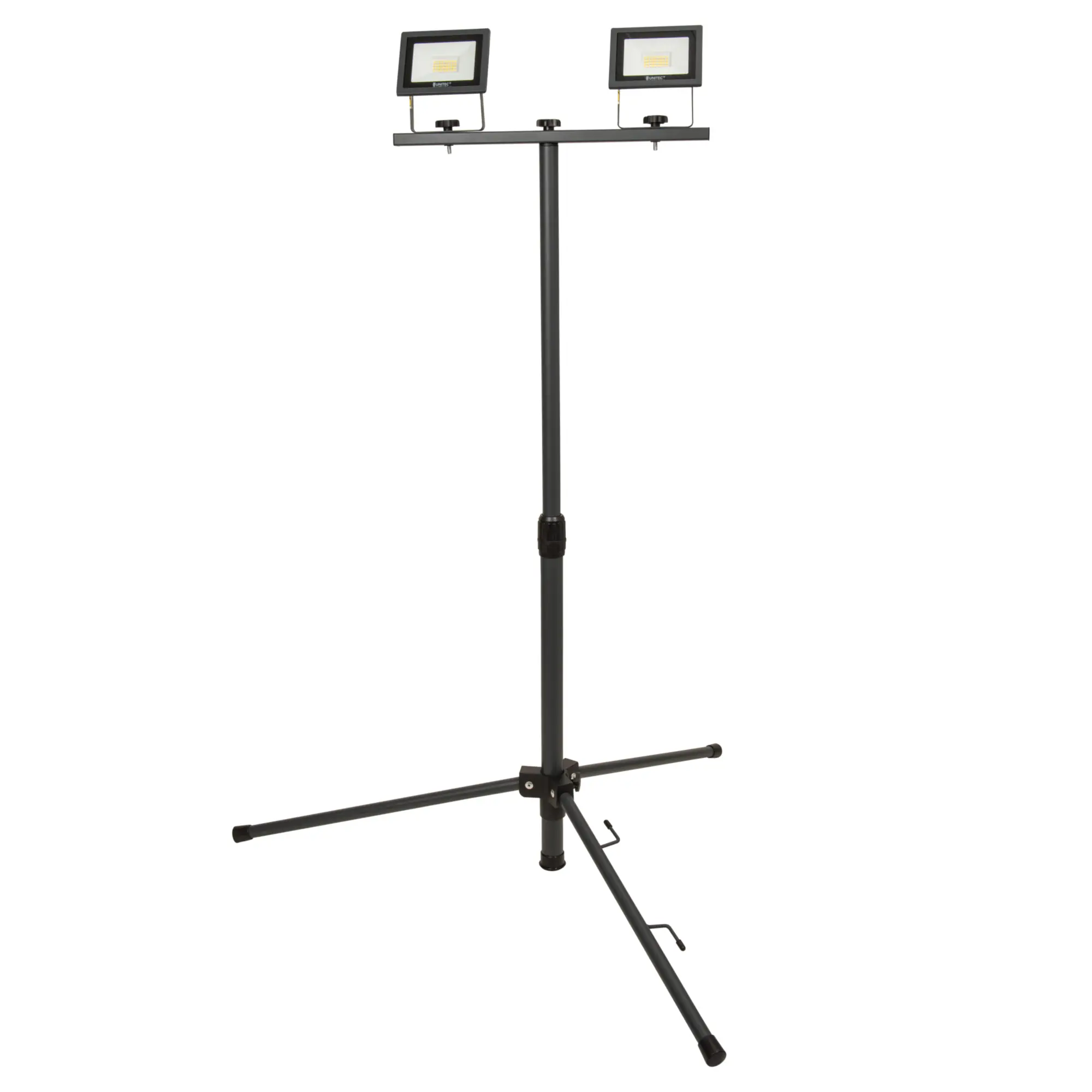 UniTec LED Strahler mit Stativ 2 x 14 W 1700 lm anthrazit