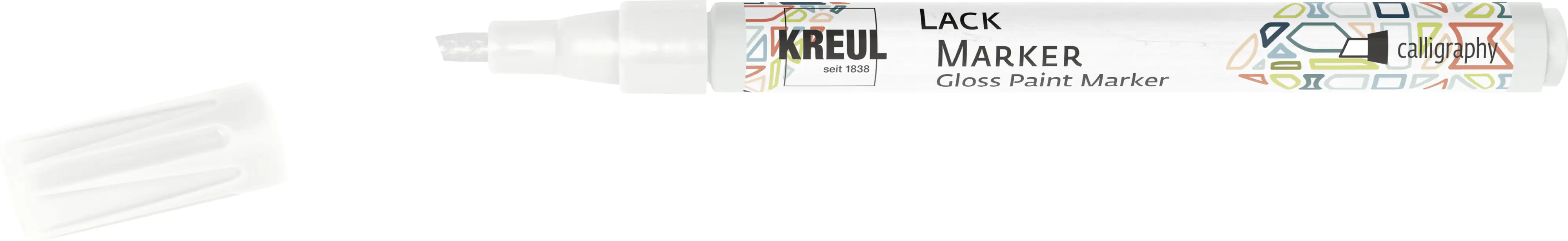 Kreul Lack Marker calligraphy weiß 1 - 3 mm