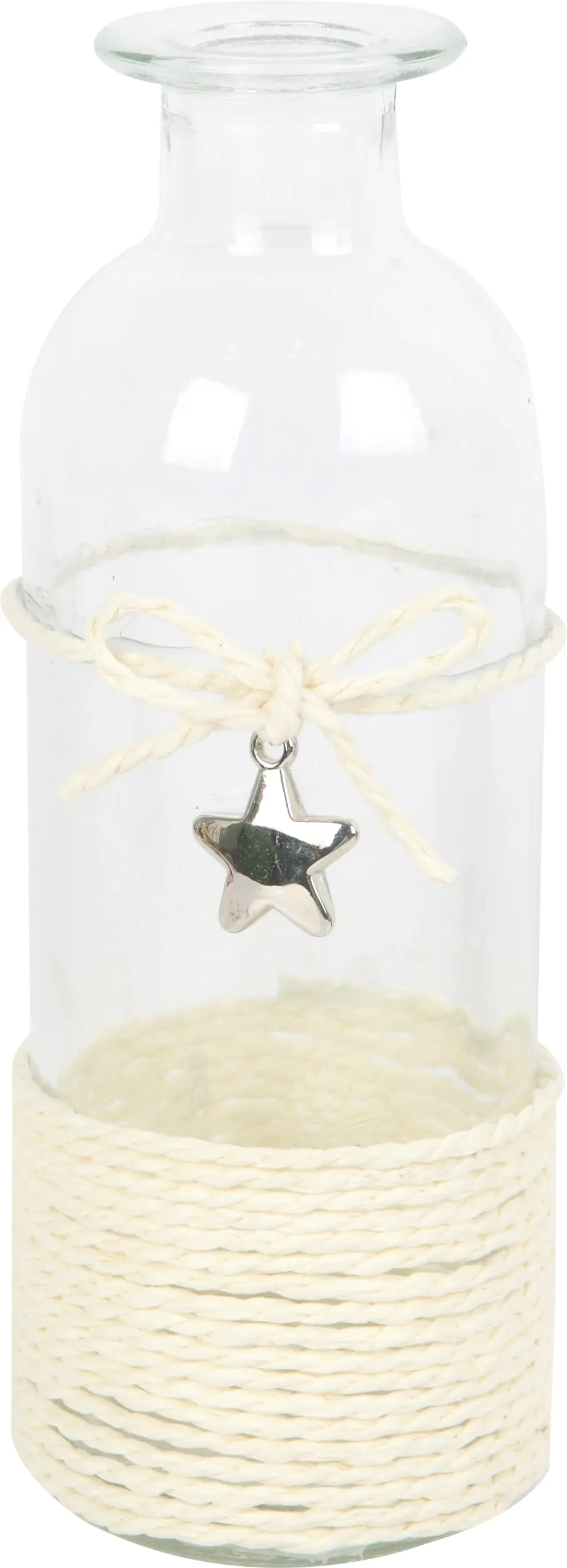 TrendLine Glasflasche mit einem Herz Ø 5,5 x 15,5 cm