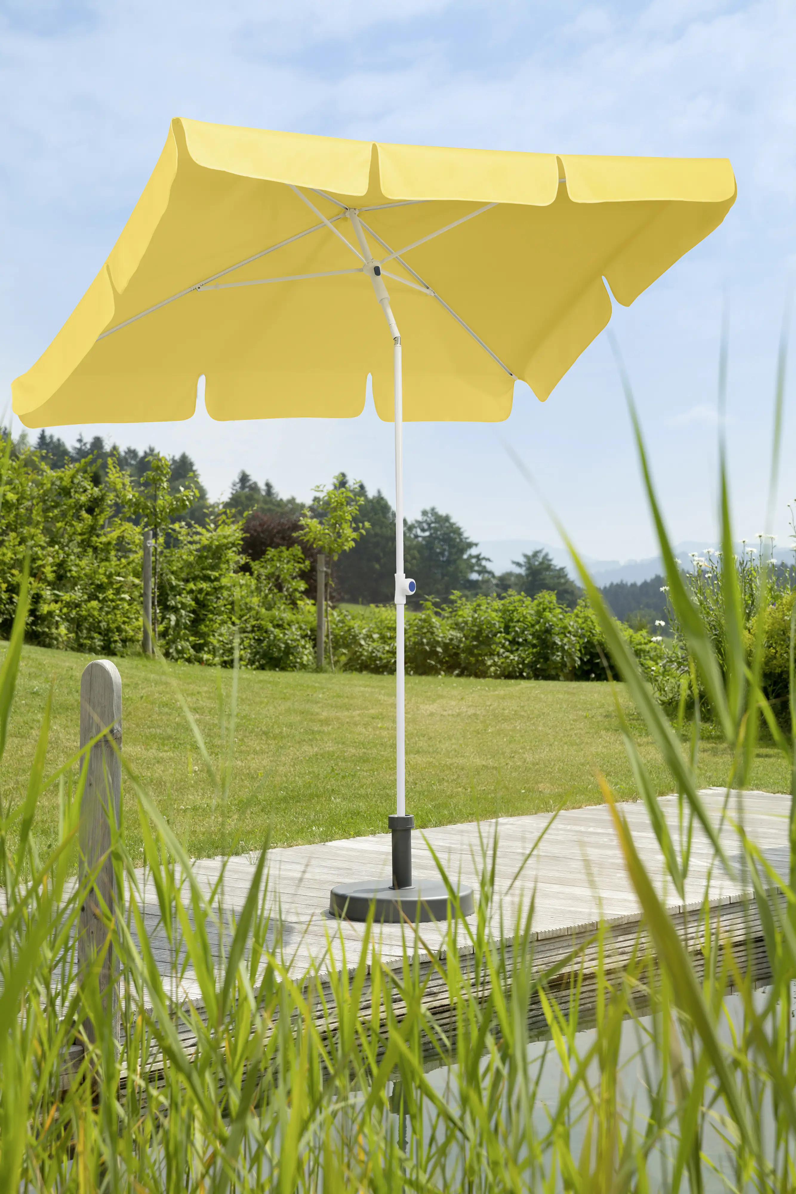 Schneider Sonnenschirm Ibiza goldgelb 180 x 120 cm Schneider Sonnenschirm Ibiza goldgelb 180 x 120 cm