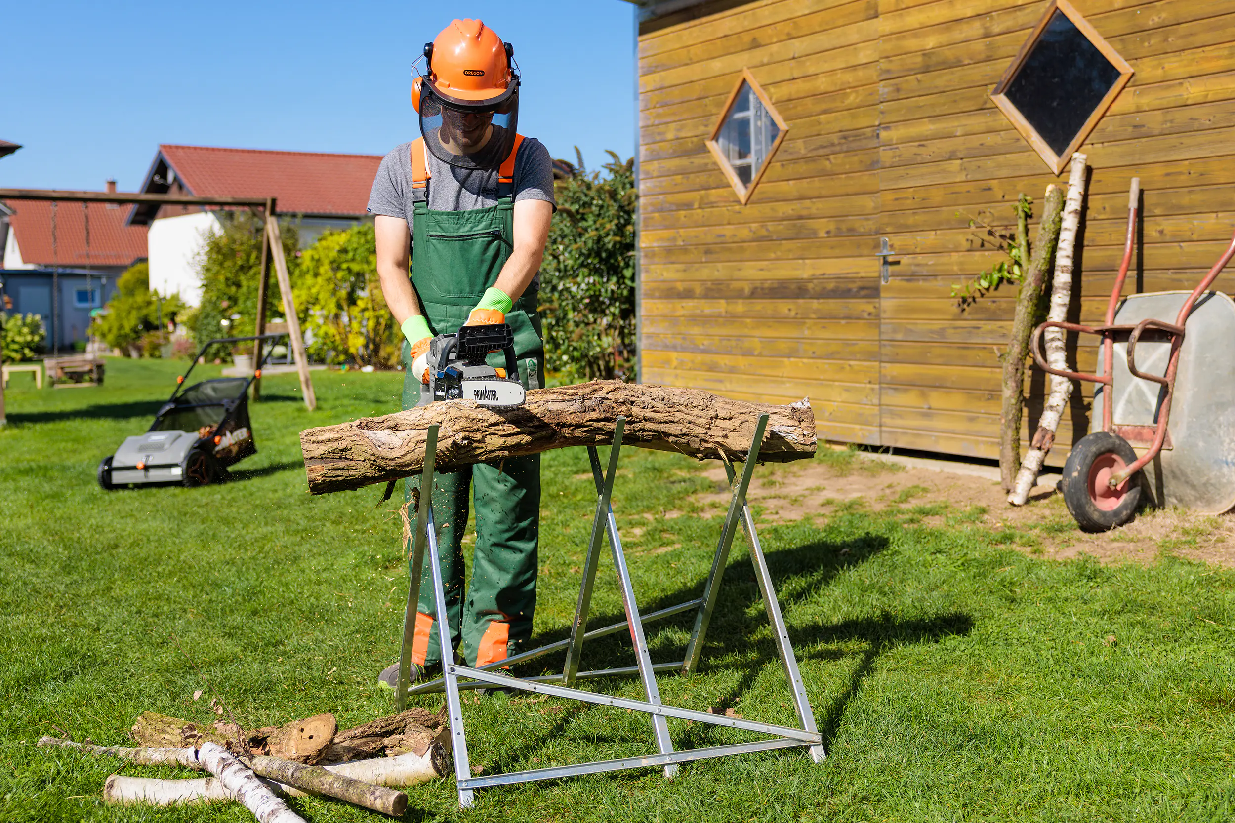 Primaster Akku-Kettensäge PAKS 40V inkl. 2 Ketten Schwertlänge 40,5 cm  Primaster Akku-Kettensäge PAKS 40V inkl. 2 Ketten Schwertlänge 40,5 cm