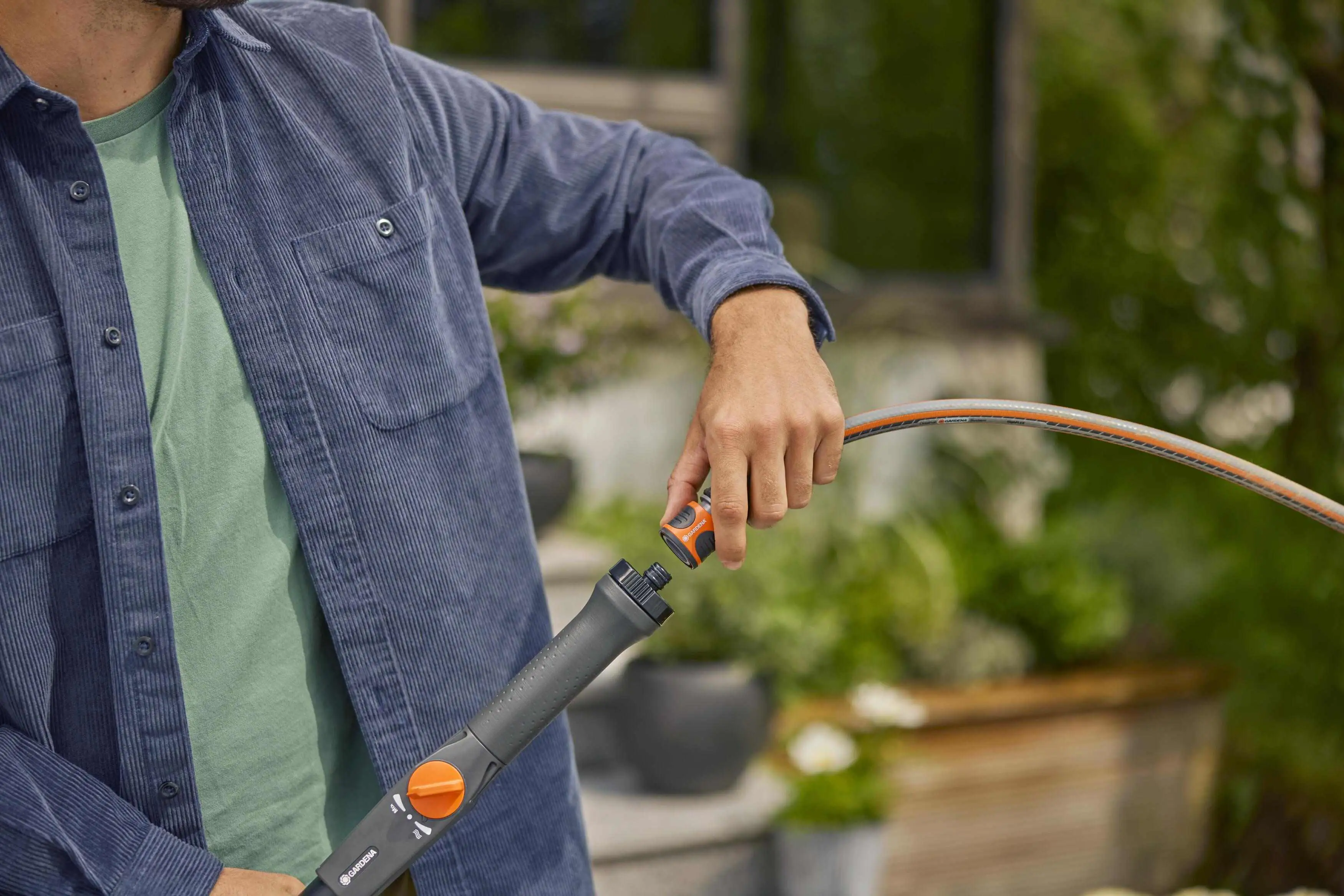 Gardena Cleansystem Teleskopstiel M-XL 155 - 260 cm Gardena Cleansystem Teleskopstiel M-XL 155 - 260 cm