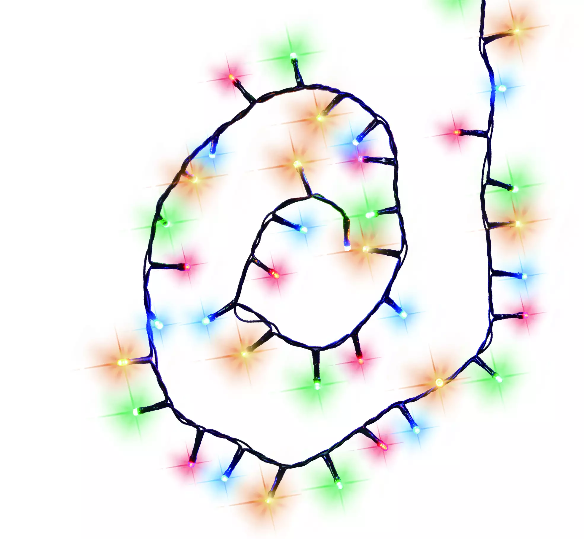 TrendLine LED-Lichterkette Premium Plus Außen 29 m bunt (RGB) mit Fernbedienung, Timer, Dimmer, 8 Li