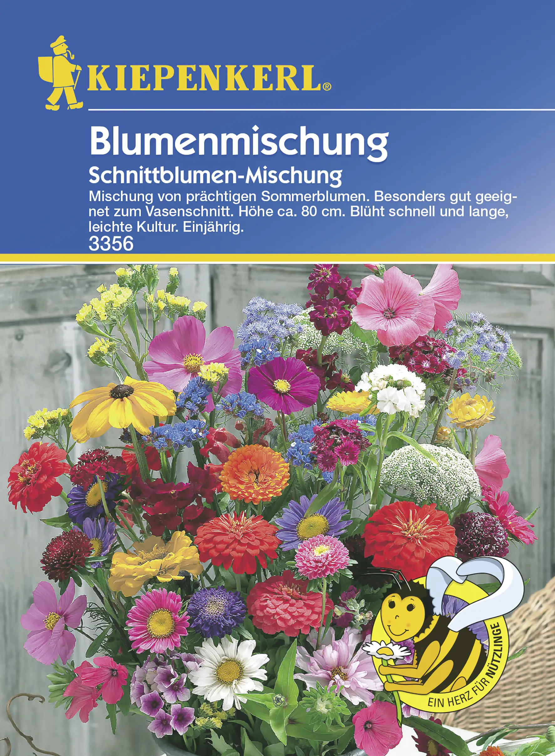 Kiepenkerl Blumenmischung Schnittblumen-Mischung Inhalt reicht für 1 - 2 m²