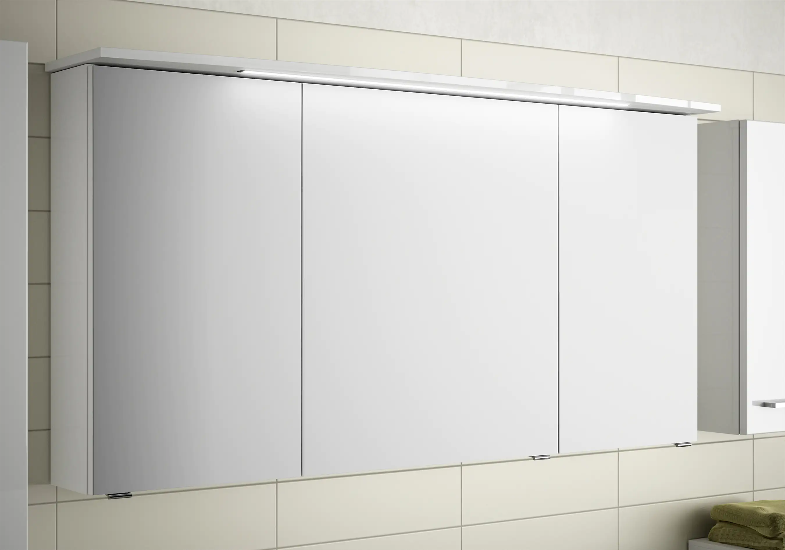 Pelipal Spiegelschrank Fokus 4010 weiß Glanz, Breite 1420 mm