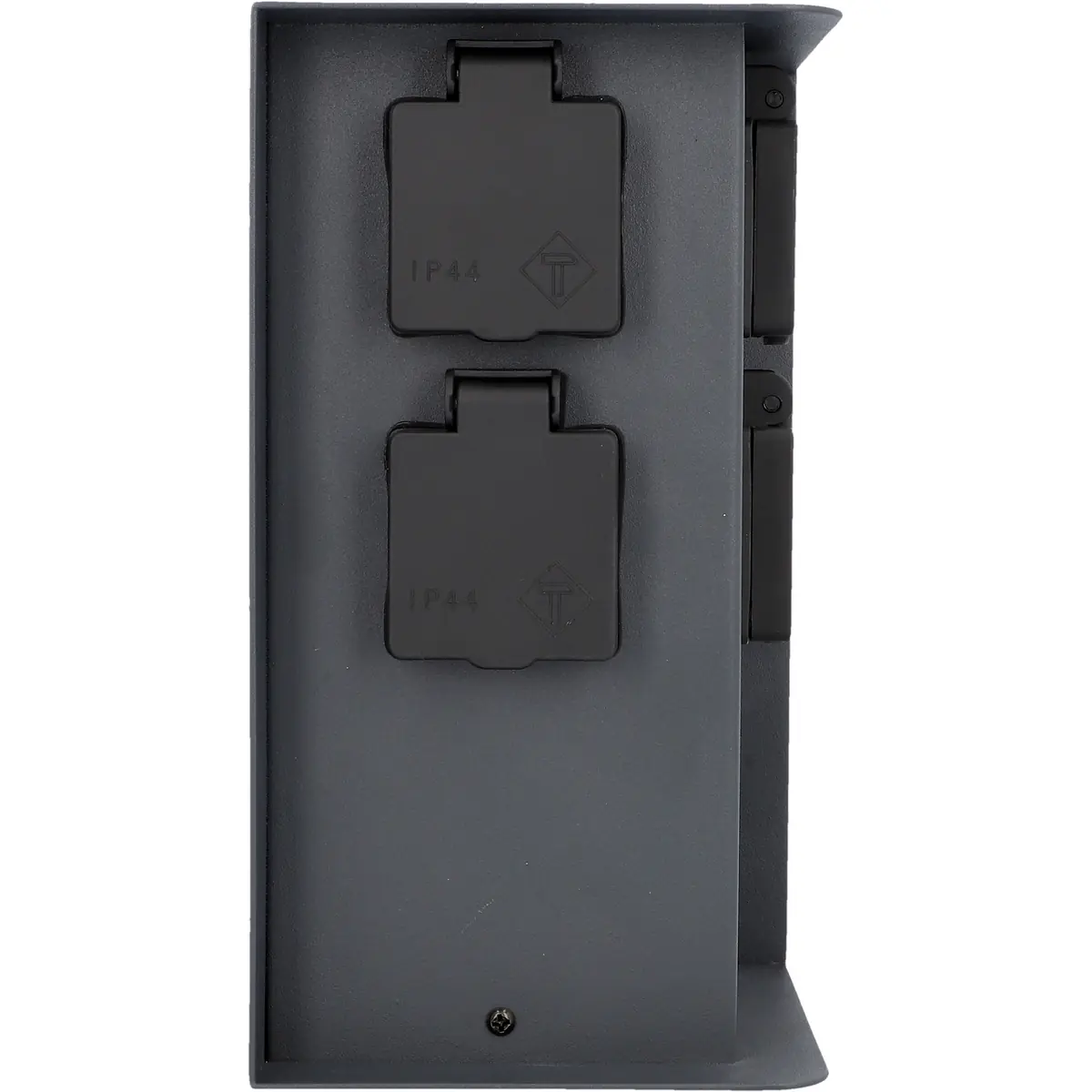 Unitec Gartensäule mit 4 Schutzkontakt-Steckdosen schwarz Unitec Gartensäule mit 4 Schutzkontakt-Steckdosen schwarz