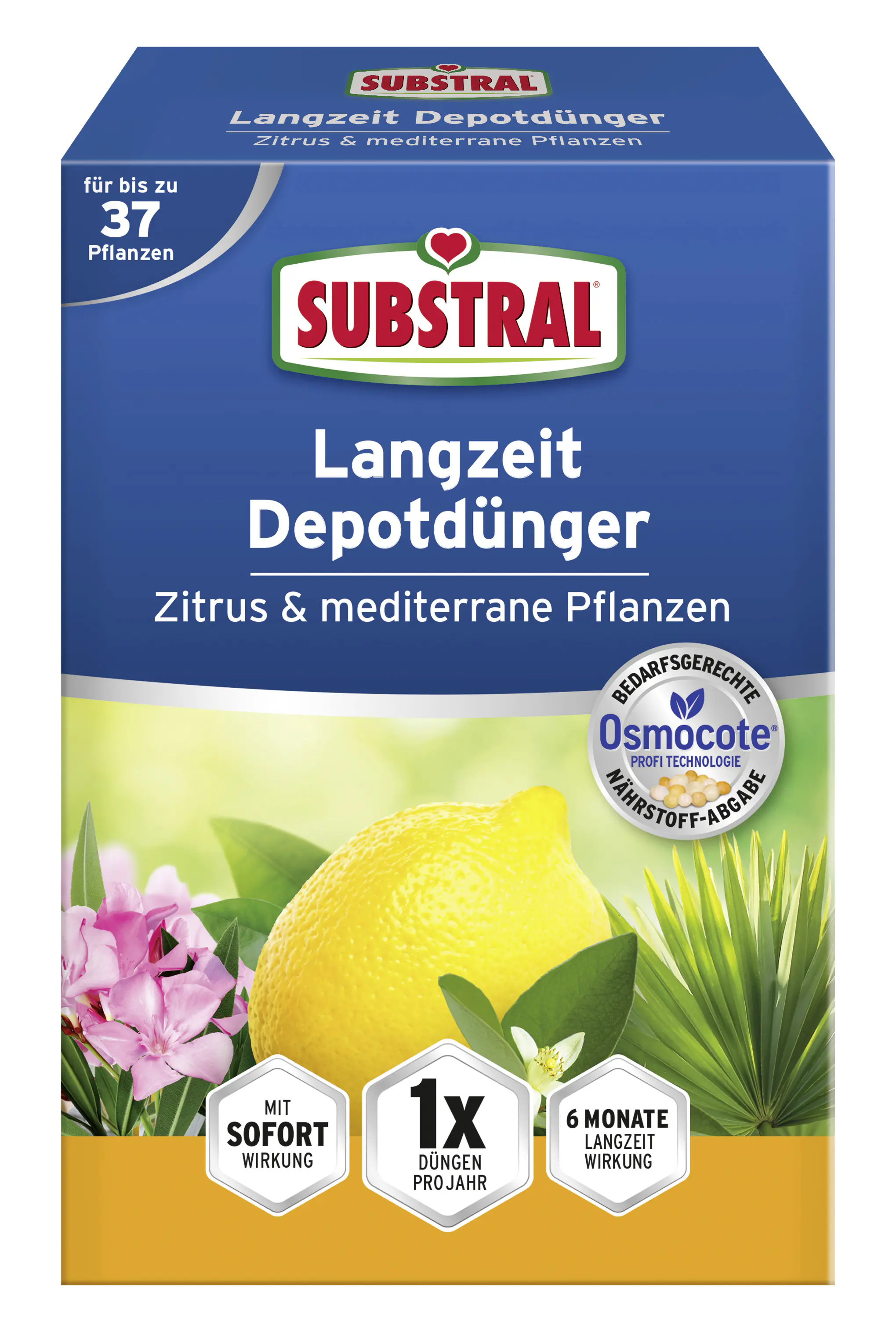 Substral Langzeit Depotdünger Zitrus & mediterrane Pflanzen 750 g
