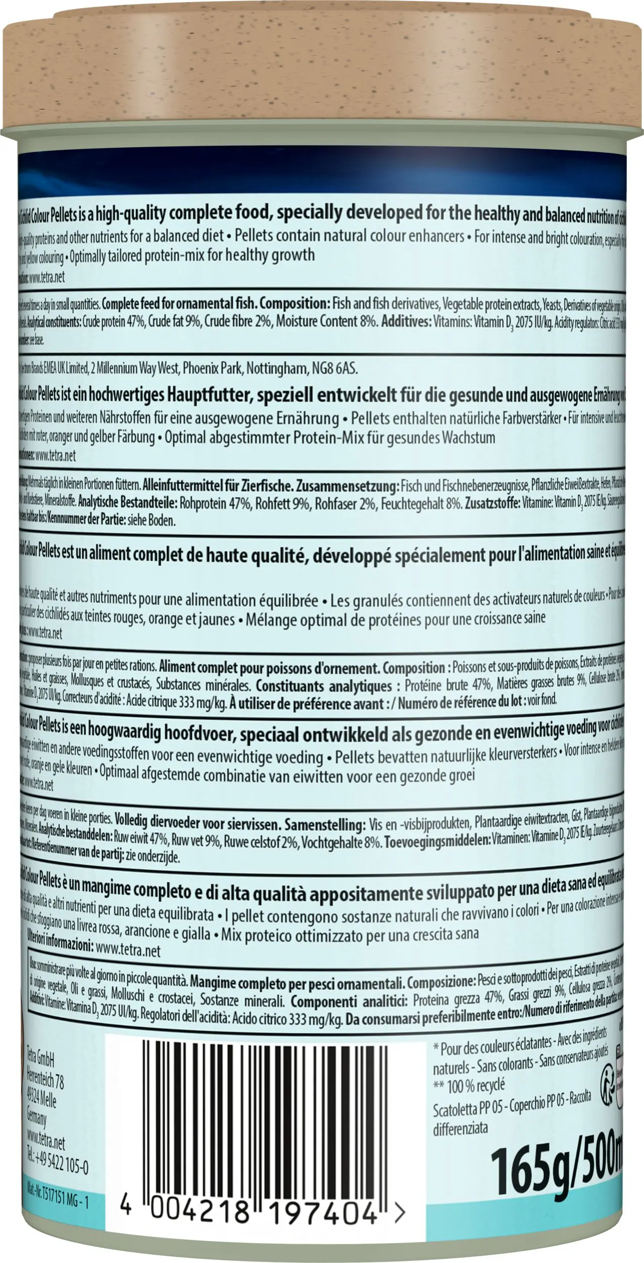 Tetra Cichlid Colour 500 ml