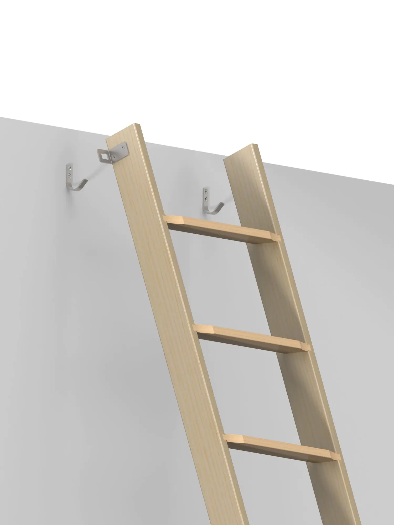 Dolle Hochbettleiter mit 10 Stufen mit Buche-Stufen