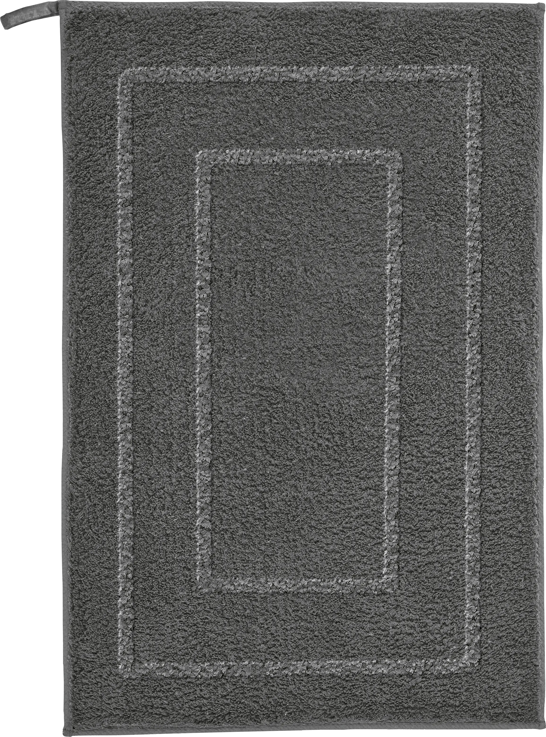 Kleine Wolke Badteppich Nico anthrazit Polyester 50 x 80 cm Kleine Wolke Badteppich Nico anthrazit Polyester 50 x 80 cm