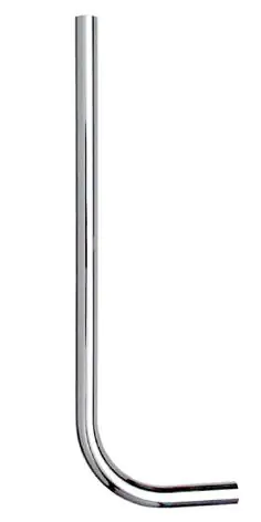 Spülrohr Messing, chrom