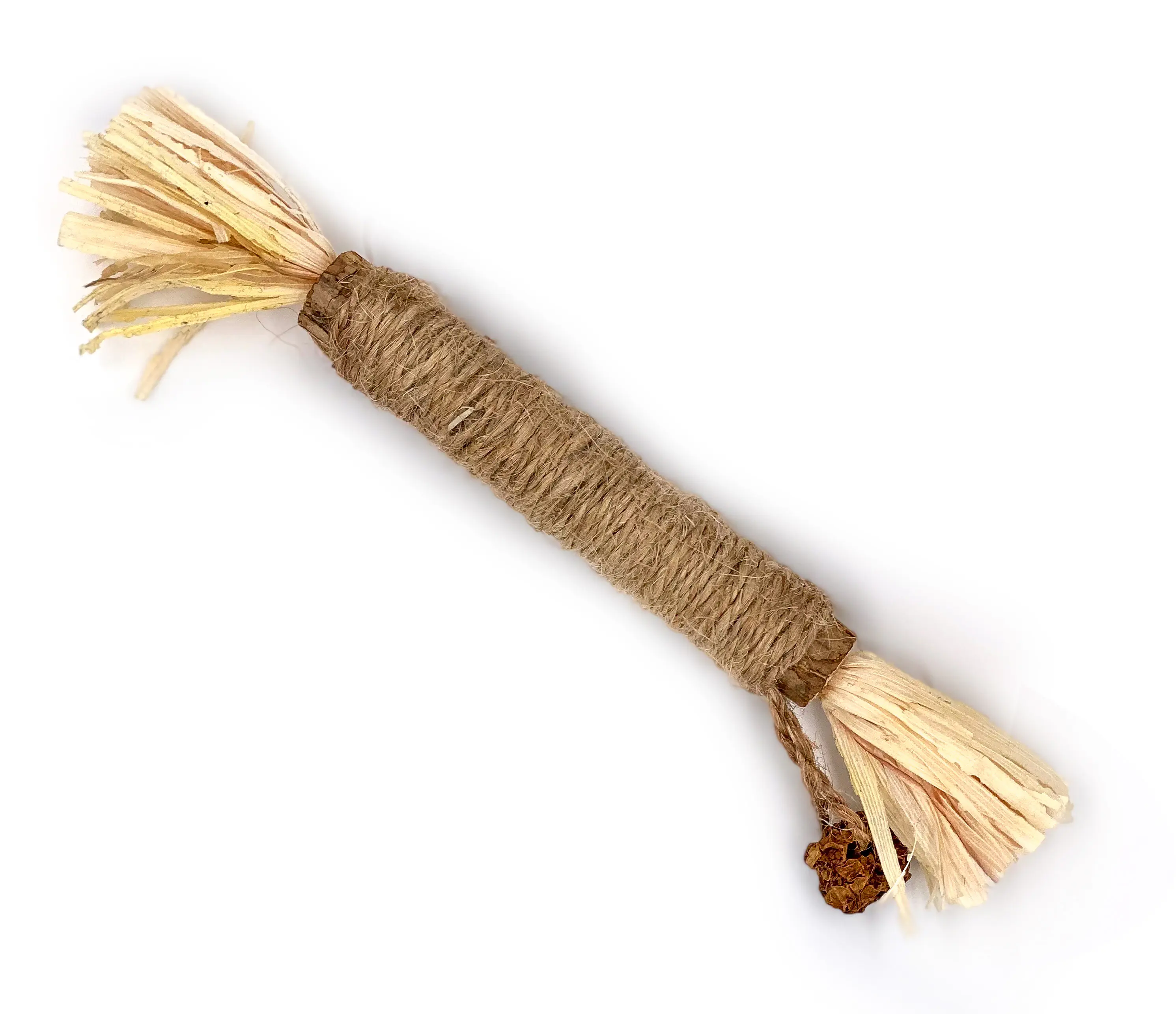 Aumüller Katzenspielzeug Dental Rolle mit Katzenminze 19 cm beige/braun