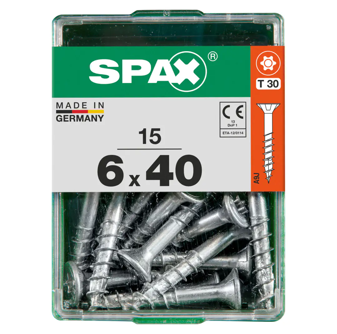 Spax Universalschrauben 6.0 x 40 mm TX 30 - 15 Stk.