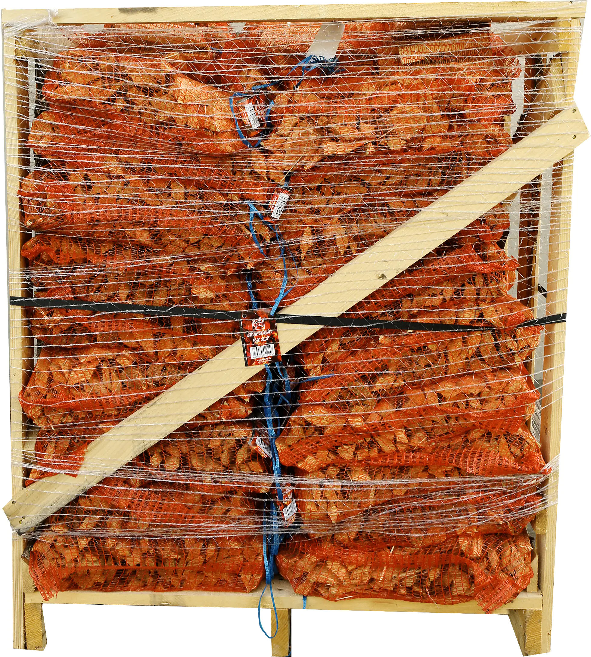 Anfeuerholz Aktionspalette 96 Sack à 5 dm³
