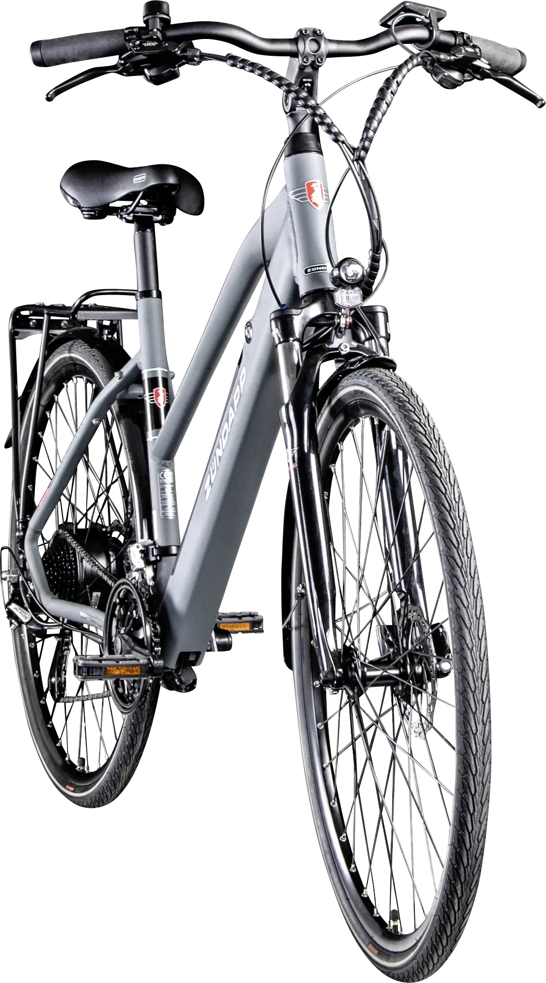 Zündapp E-Bike Trekking Z810 Damen 28 Zoll 24-Gang 417 Wh grau