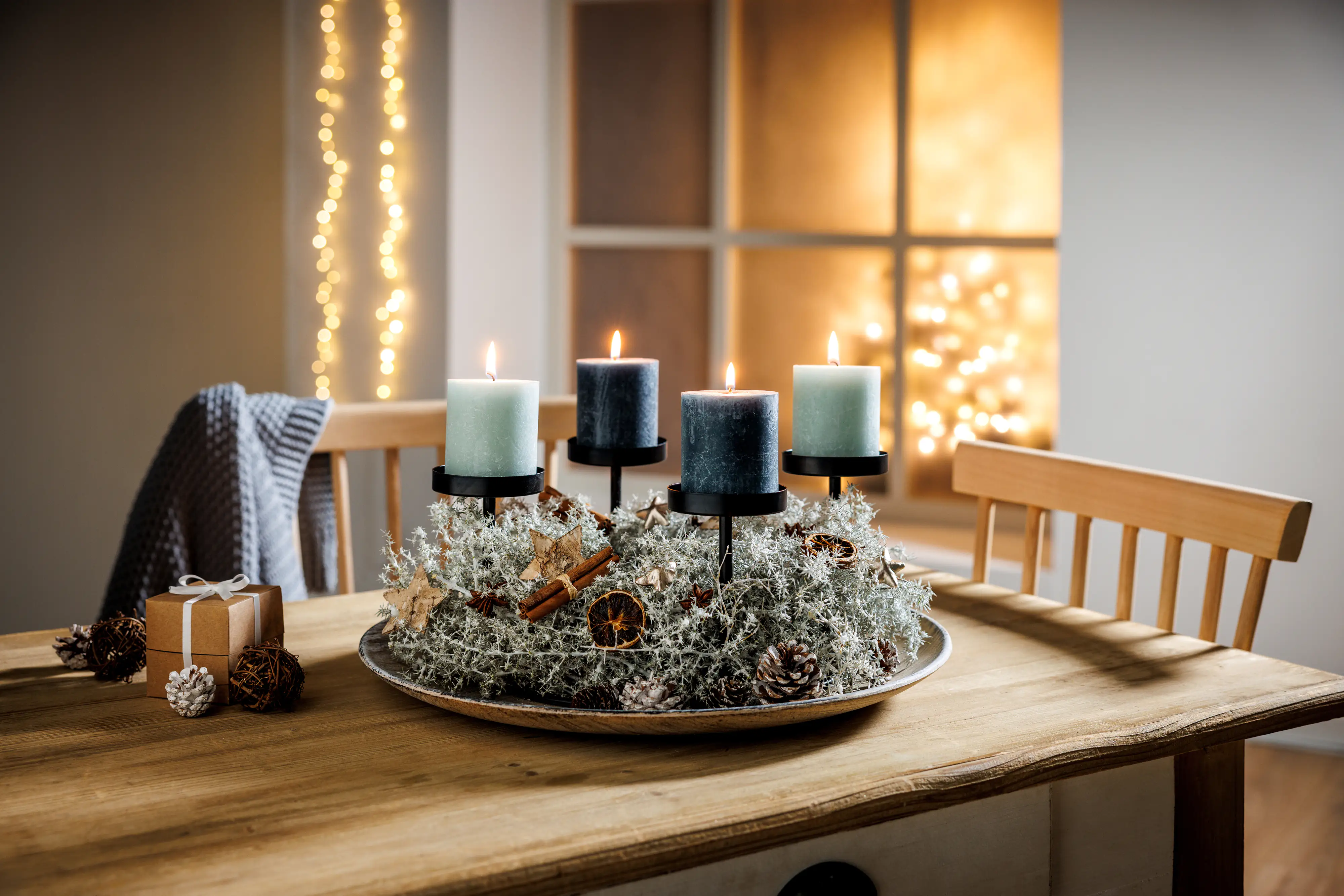 Freese Asparagus-Kranz gewachst weiß Ø 45 x 15cm