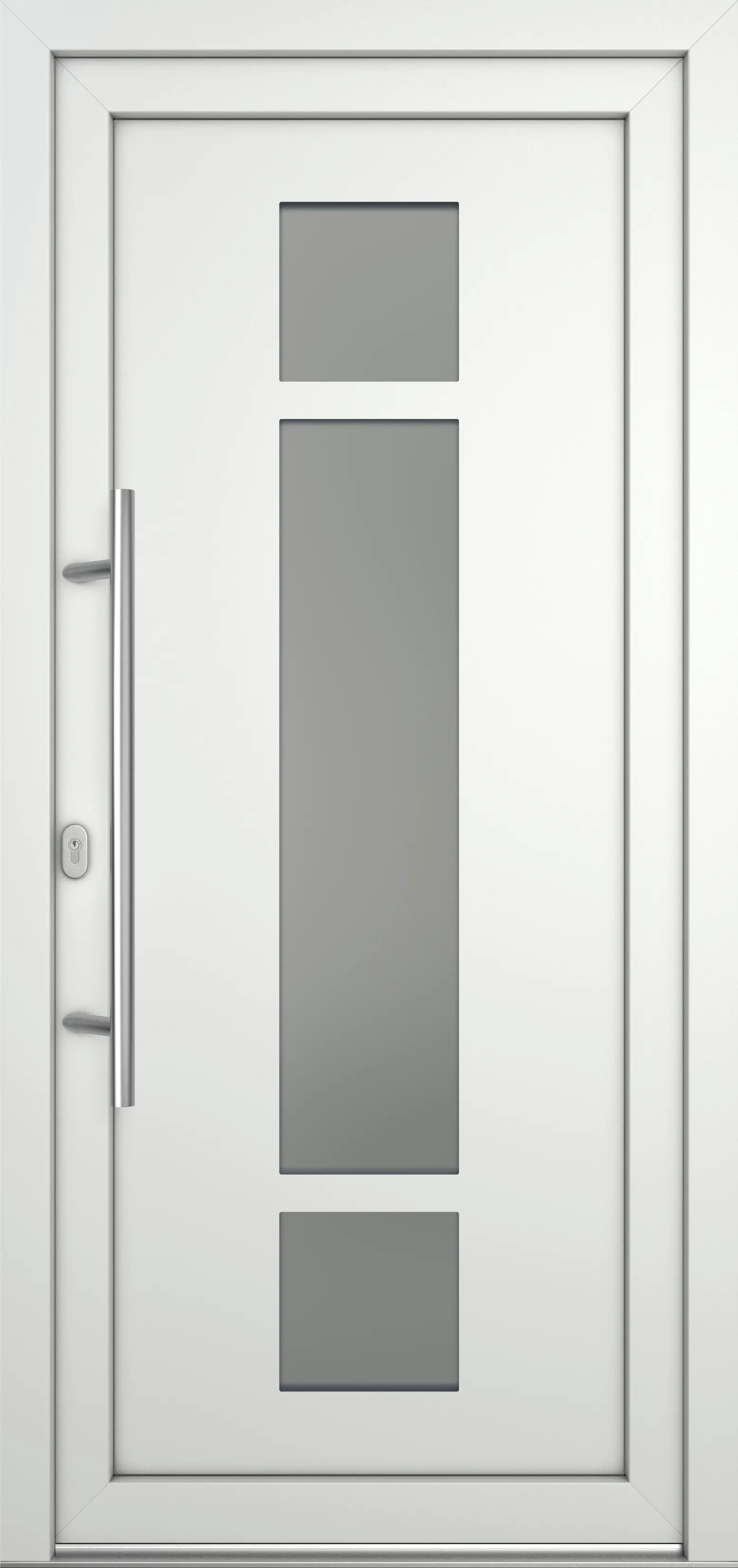 Meeth Haustür Optimal Pro PVC Modell 102 88 x 208 cm DIN Links weiß Meeth Haustür Optimal Pro PVC Modell 102 88 x 208 cm DIN Links weiß