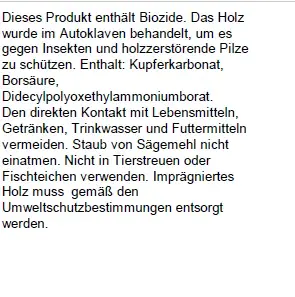 Rollboarder 20 cm Ø 6 cm, 250 x 20 cm, kesseldruckimprägniert