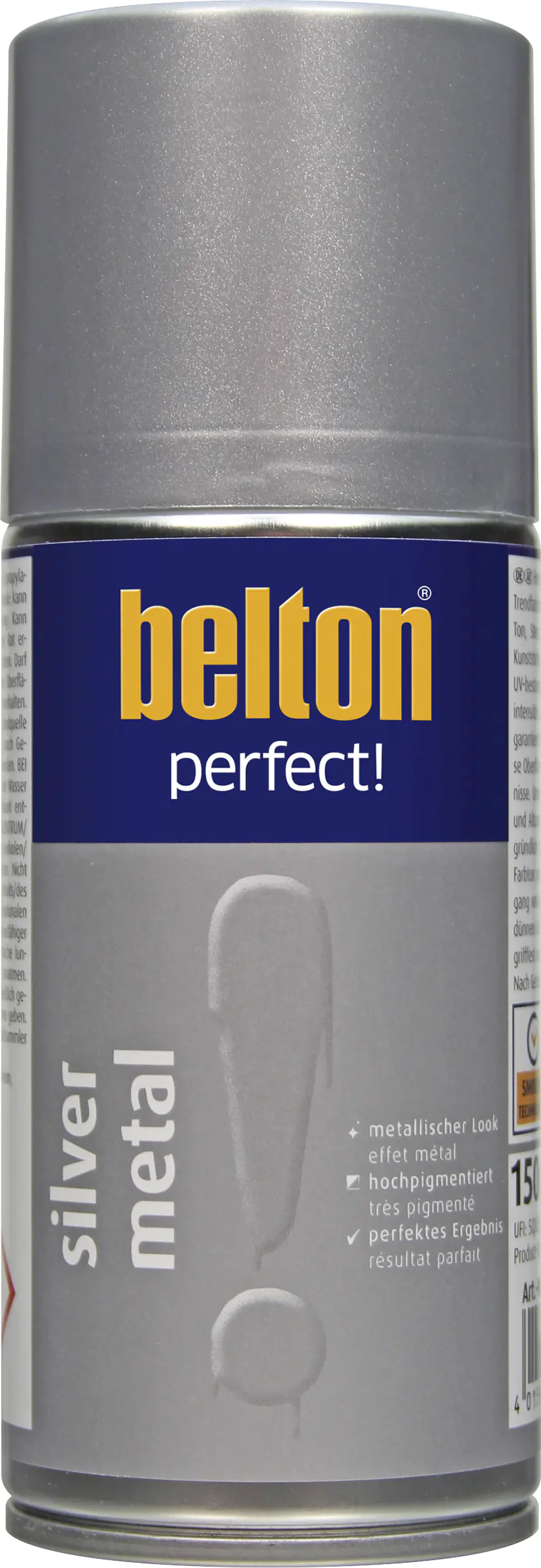 Belton perfect Lackspray 150 ml Silver metal seidenmatt