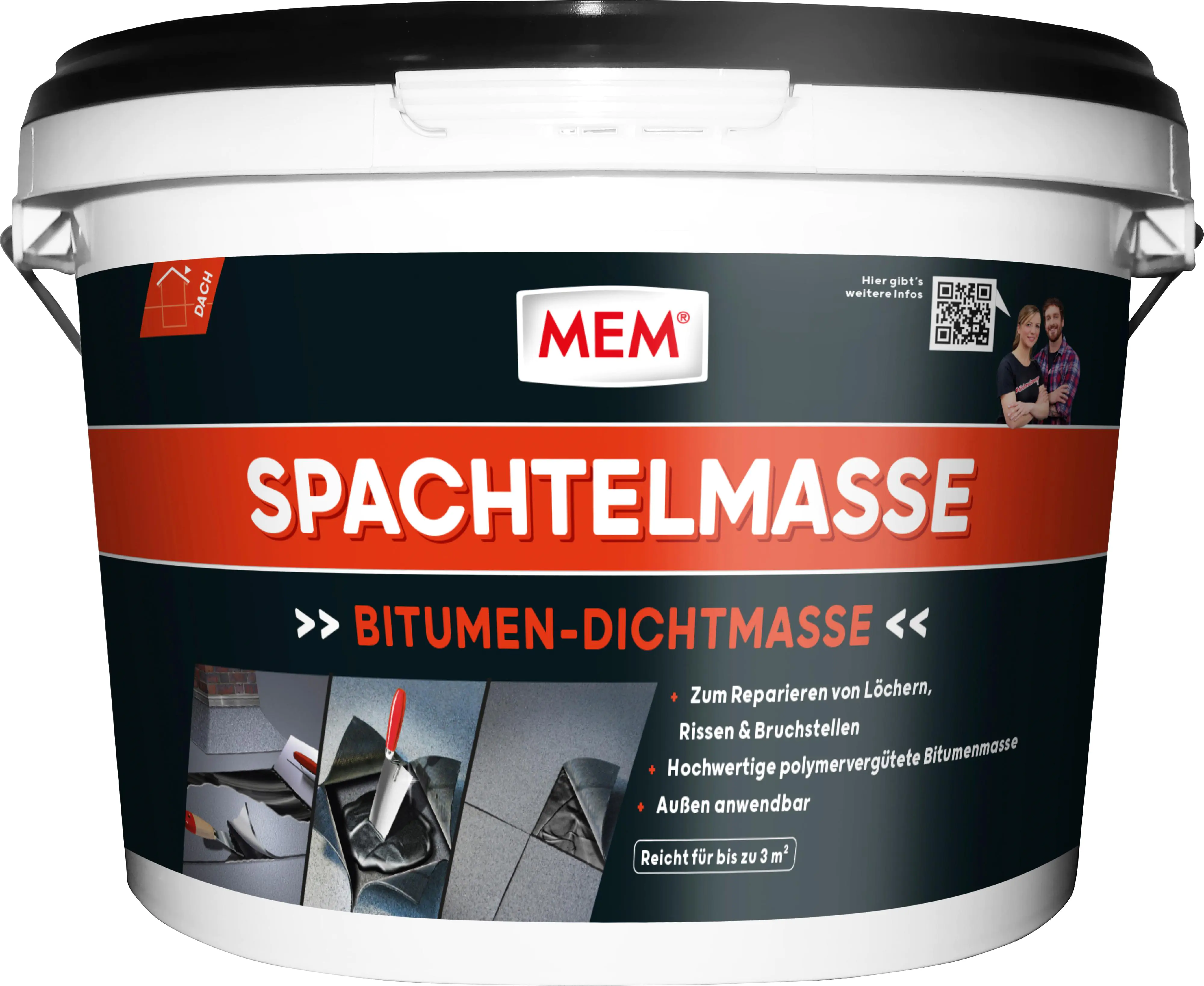 MEM Bitumen Spachtelmasse 4 kg