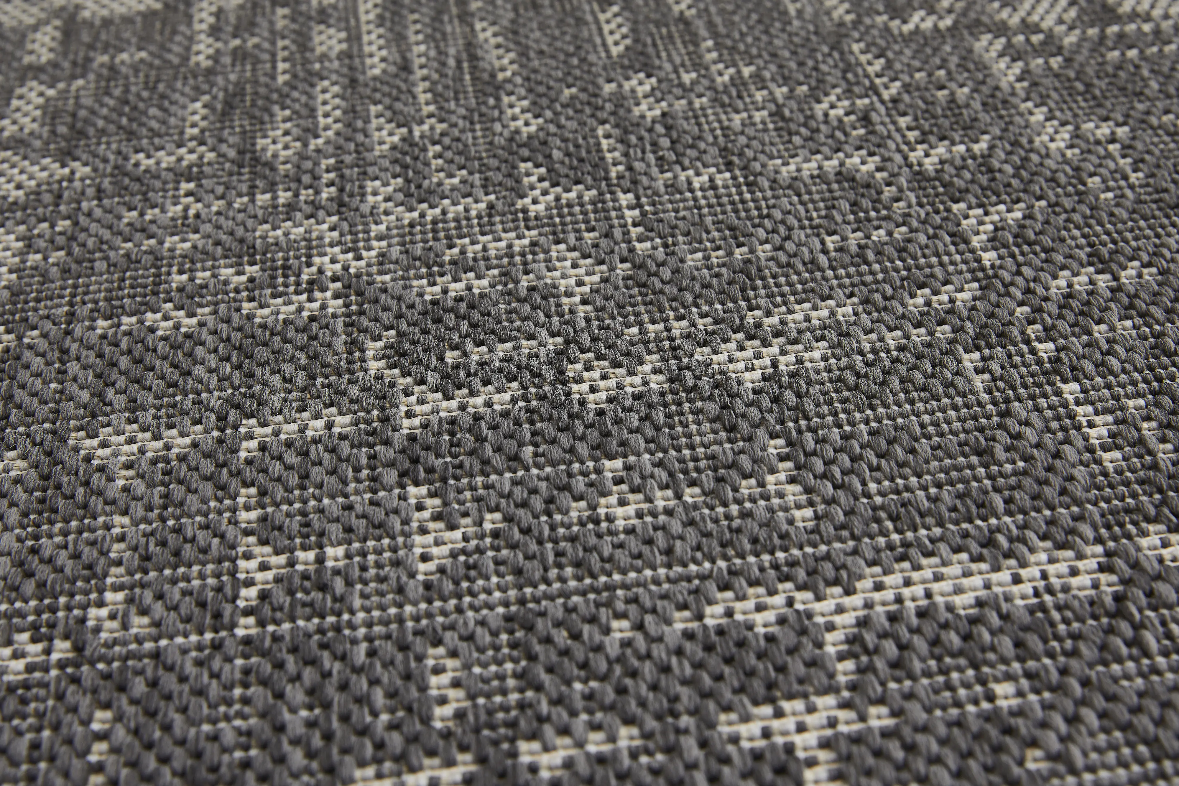 Teppich Oakland 133x190 cm Anthrazit-Creme