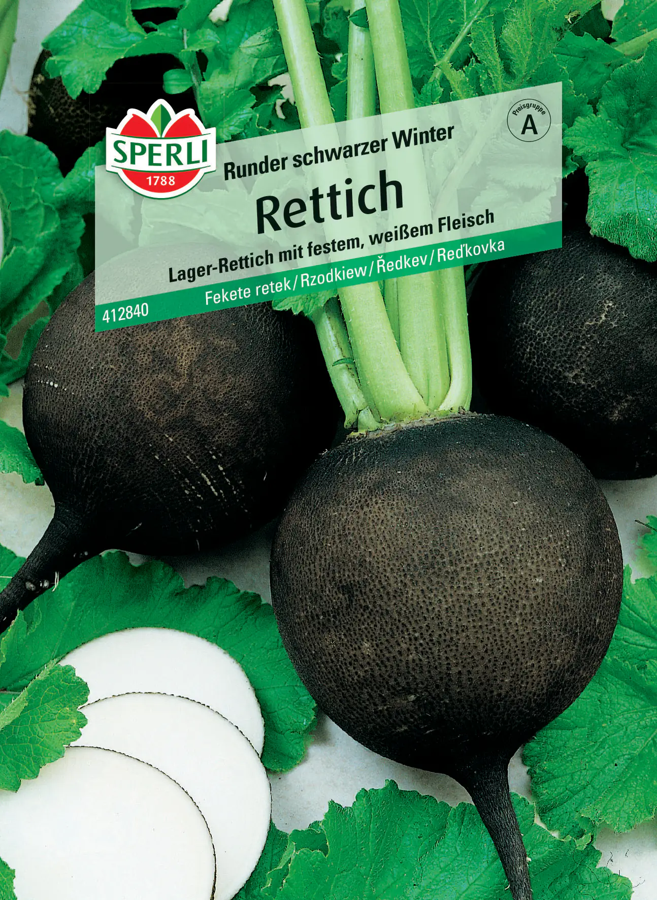 Sperli Rettich Runder schwarzer Winter
